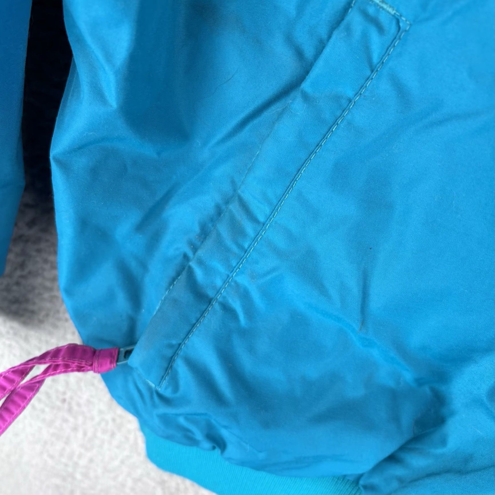 Altea VINTAGE Columbia Ski Jacket Womens L Large Teal Blue Lined Polyester Nylon Softshell 90s Bomber Coat Size L / US 10 / IT 46 - 3 Thumbnail
