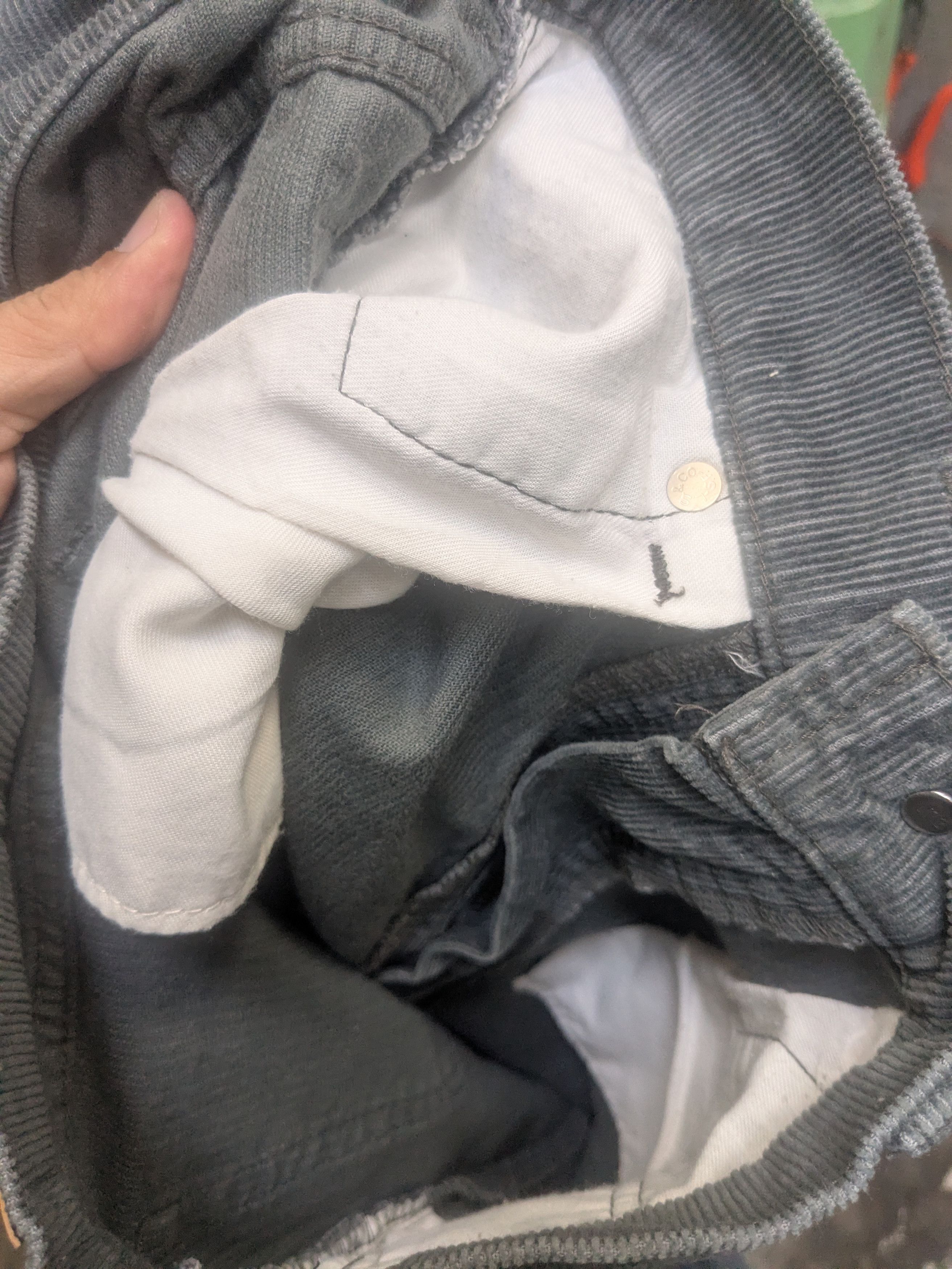 Levi's Levis corduroy jeans pants made in Japan vintage gray Size US 31 - 11 Thumbnail