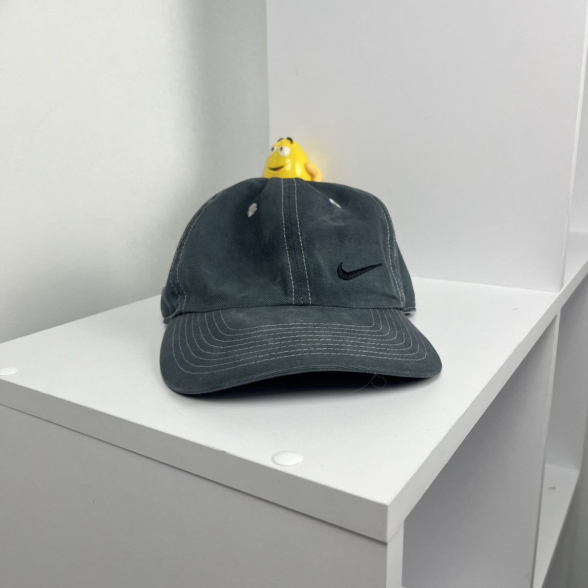 Nike × Vintage 🗣️ VINTAGE 🗣️ Nike 90s Sun faded 6 panel baseball Cap 5 Hat Size ONE SIZE - 4 Thumbnail