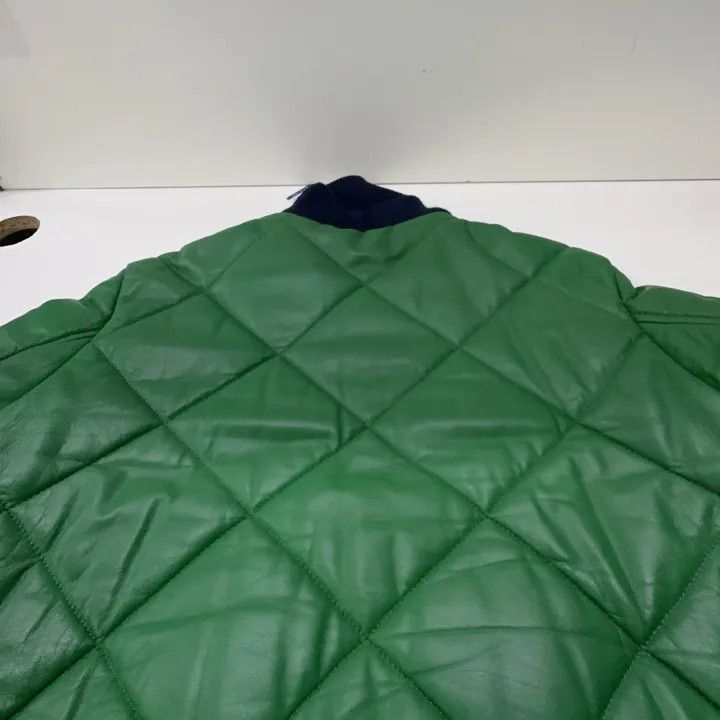 Kenzo KENZO Classic Comfortable Green Leather Jacket -2507 Size US M / EU 48-50 / 2 - 6 Thumbnail