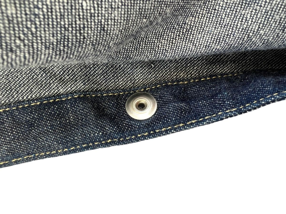 Levi's × Levi's Vintage Clothing Vintage 90s Levi’s LVC Big E Denim Western Shirt Short Horn Size US M / EU 48-50 / 2 - 21 Thumbnail