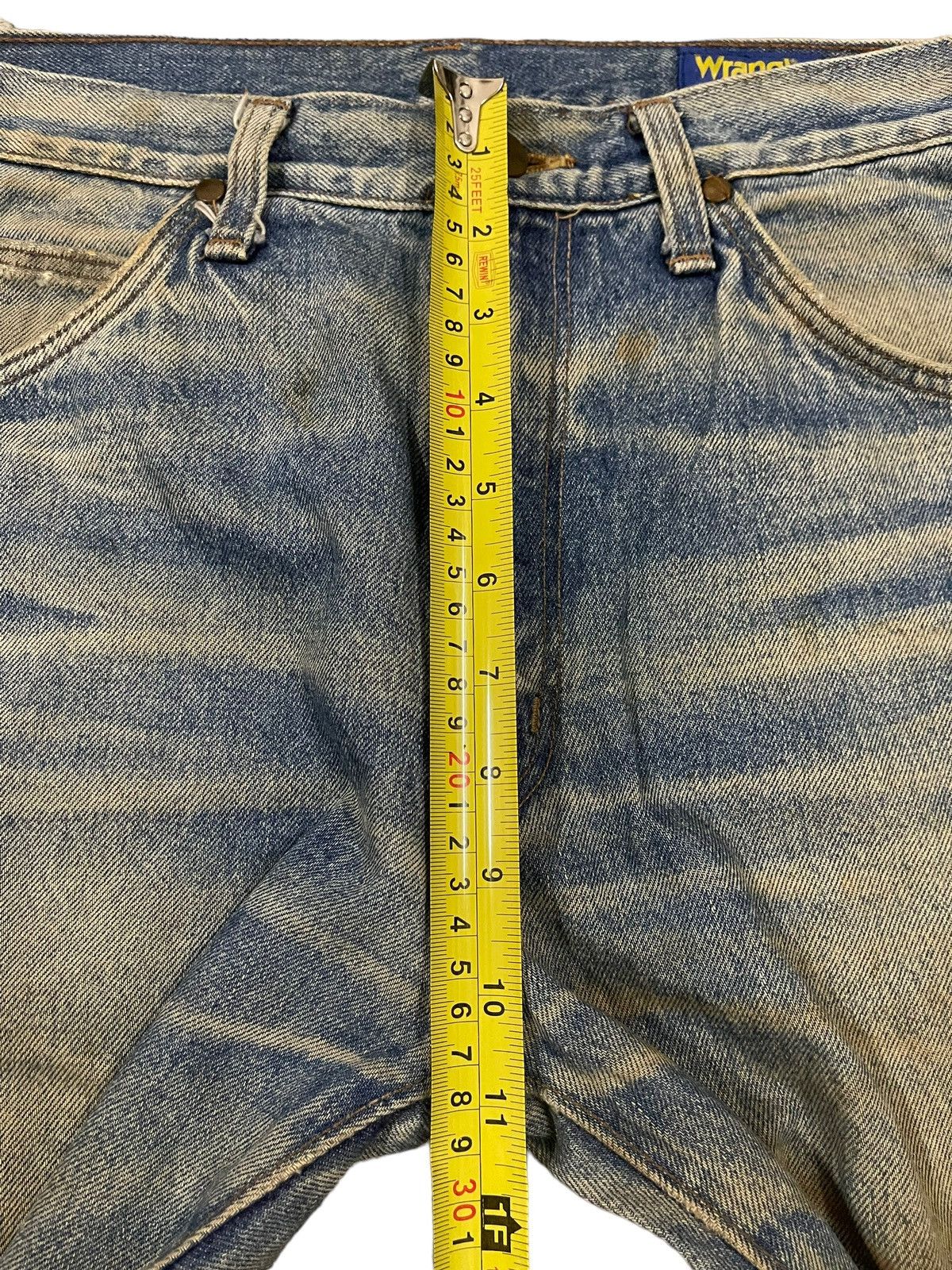Wrangler Vintage 90s Wrangler Classic Mud Wash Style Loose Jeans Size US 30 / EU 46 - 15 Thumbnail