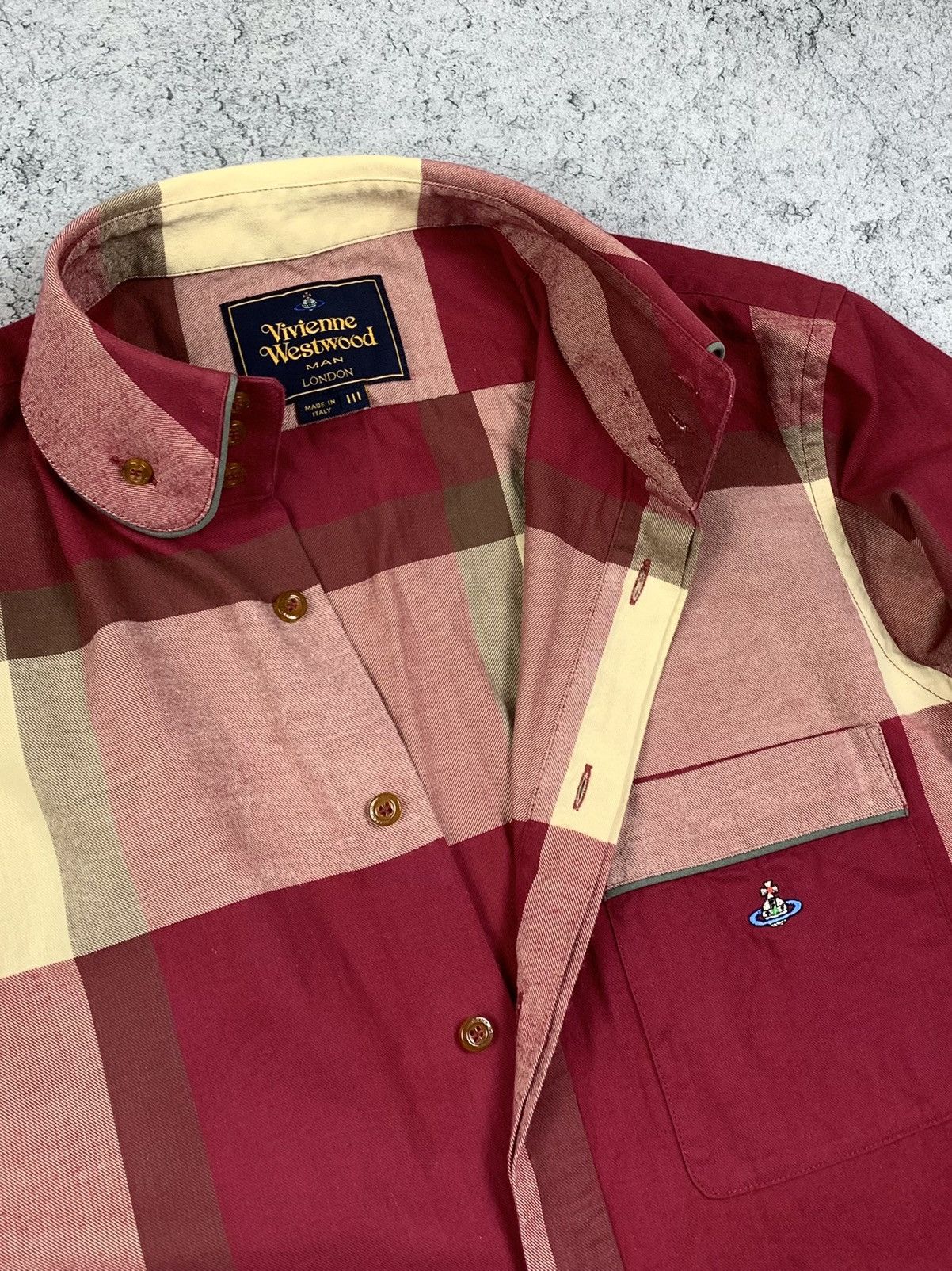 Vivienne Westwood Vivienne Westwood Flannel LS Plaid Button Shirt Mens Size M Size US M / EU 48-50 / 2 - 9 Thumbnail