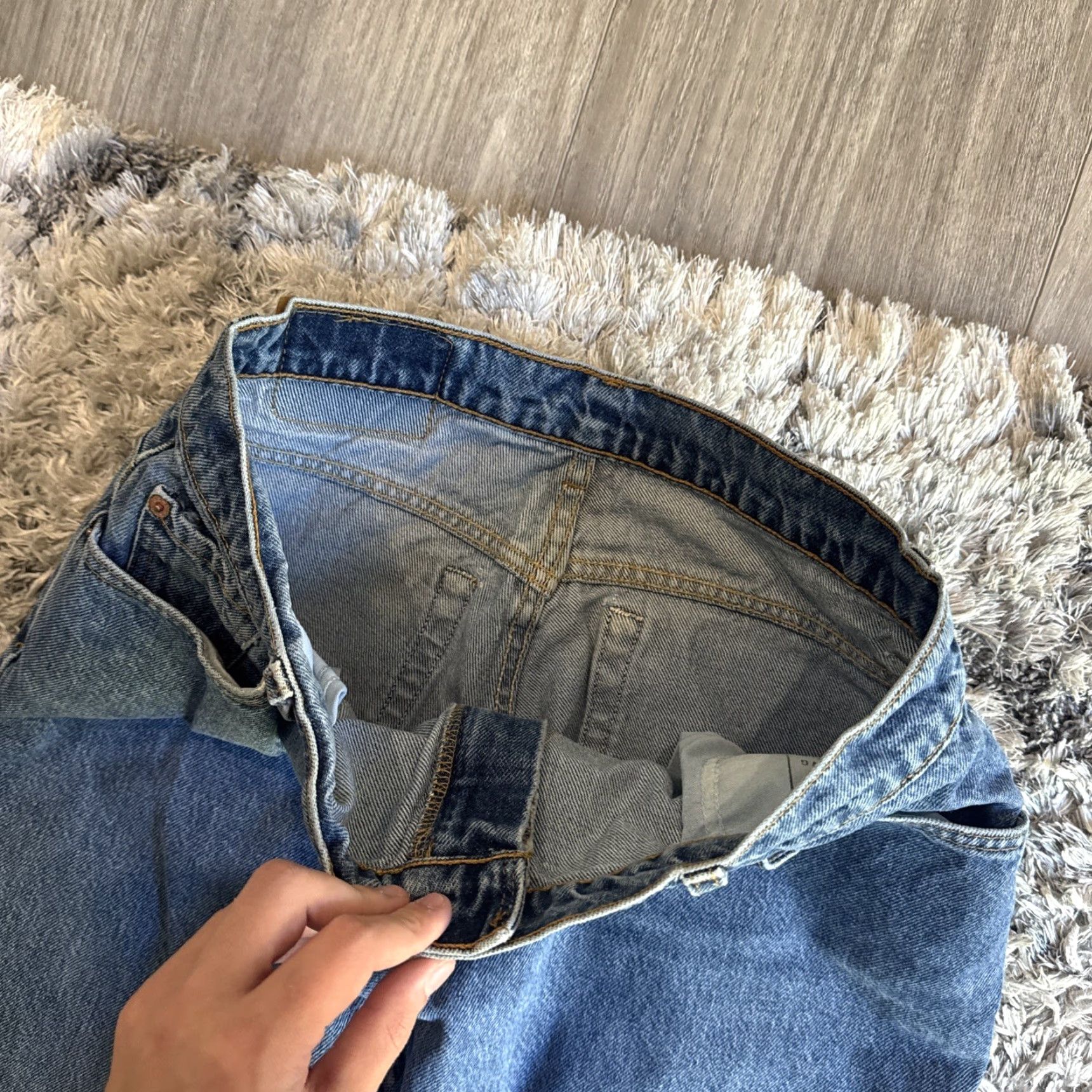 Levi's VINTAGE Levi’s 550 Jeans 90s Blue Denim Relaxed Fit Tapered Men’s 32x29 HTF Jeans Mens Size US 32 / EU 48 - 8 Thumbnail