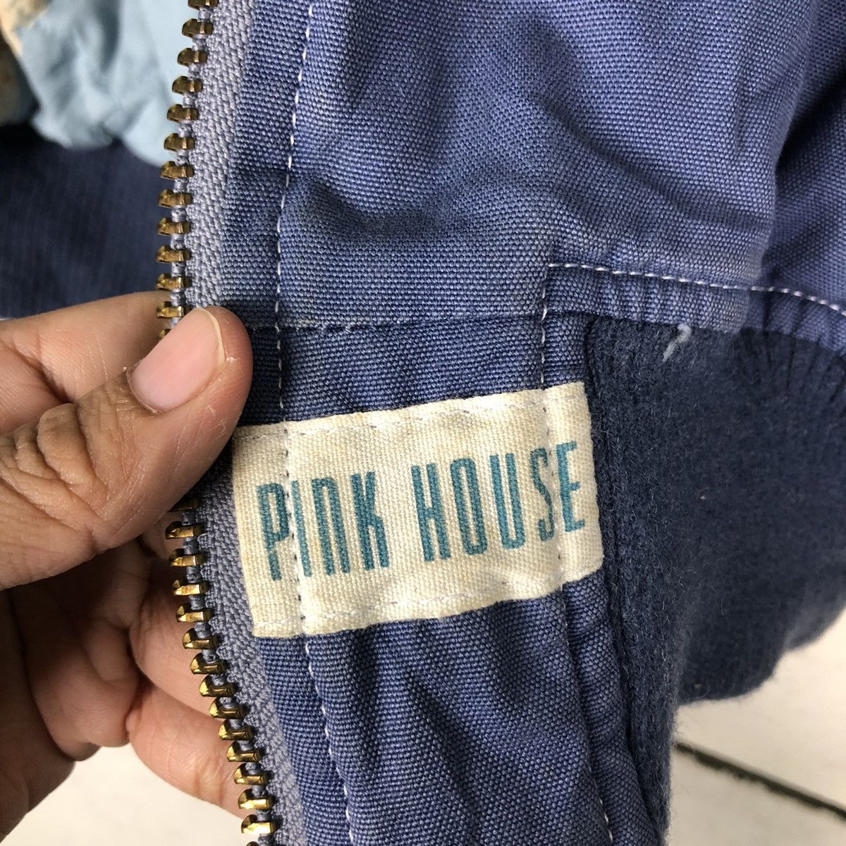 Japanese Brand Vintage Bomber Jacket Pink House Big Logo Bondage Parachute Size US M / EU 48-50 / 2 - 20 Thumbnail