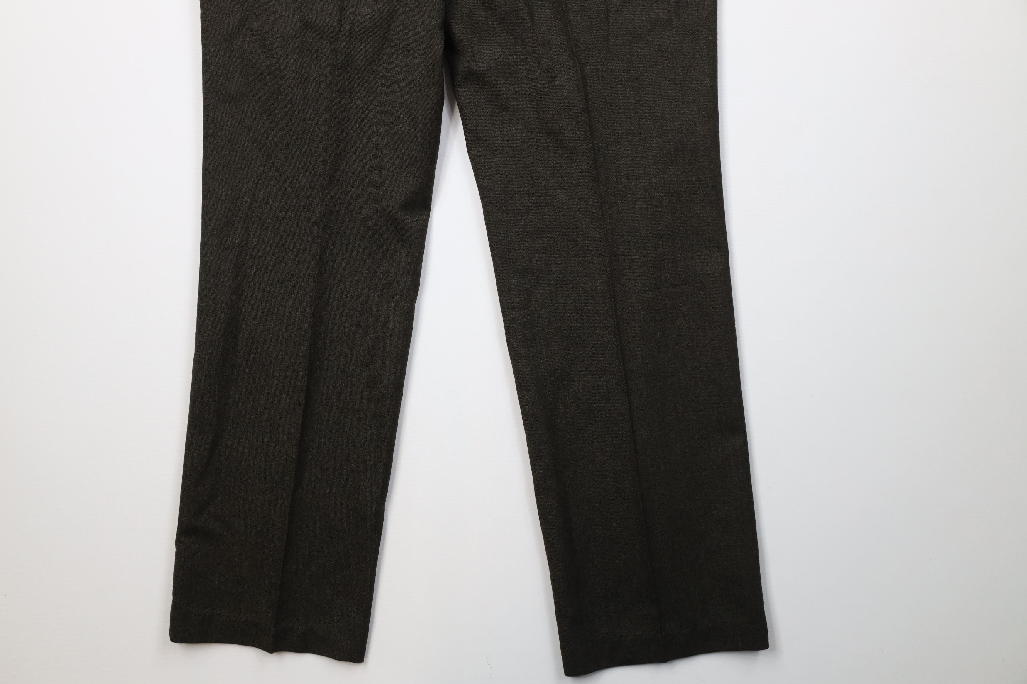 Vintage Vintage 90s Streetwear Knit Wide Leg Chino Pants Green USA Size US 36 / EU 52 - 11 Thumbnail