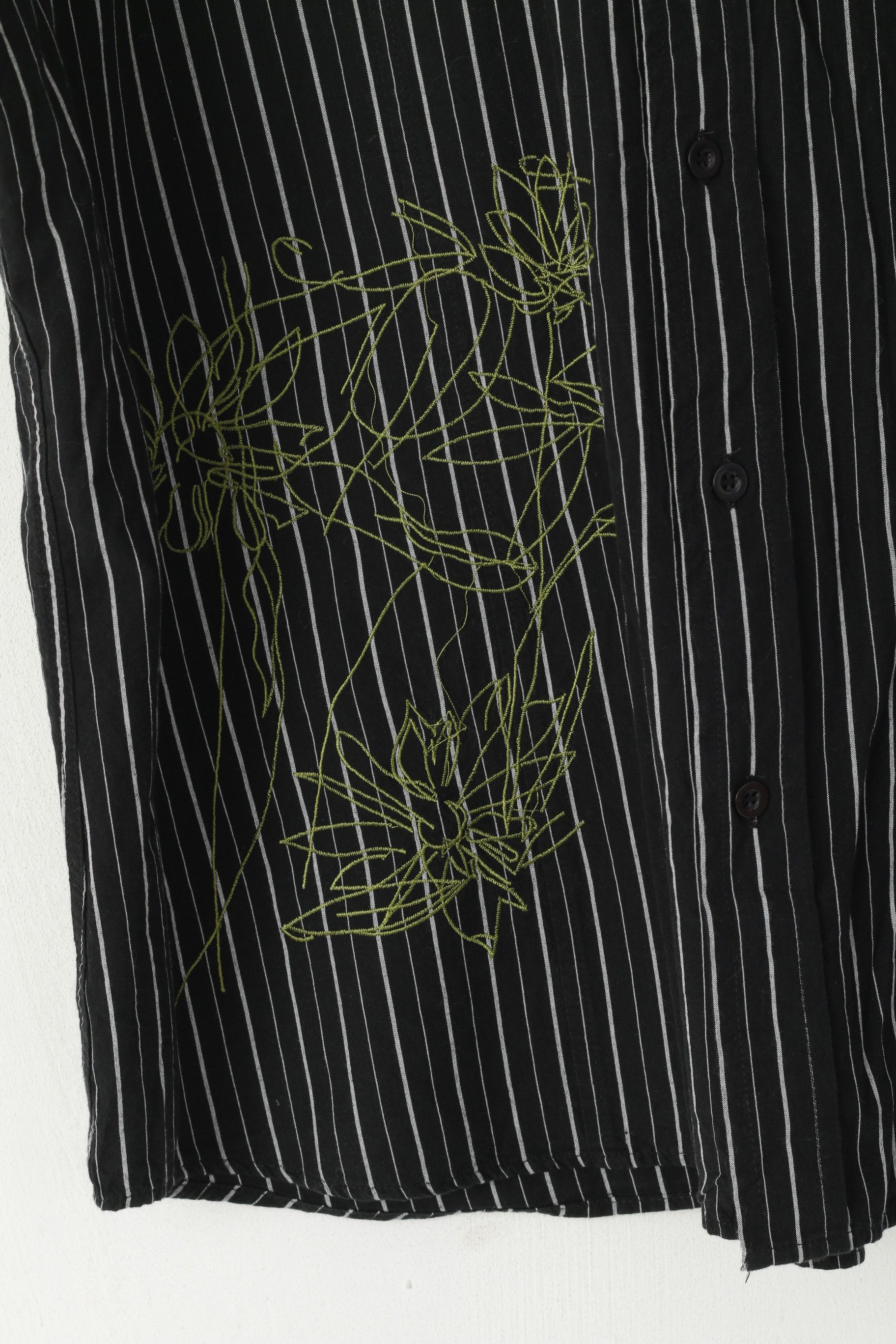 Joe Browns Joe Browns Men XL Casual Shirt Black Cotton 4661 Size US XL / EU 56 / 4 - 6 Thumbnail
