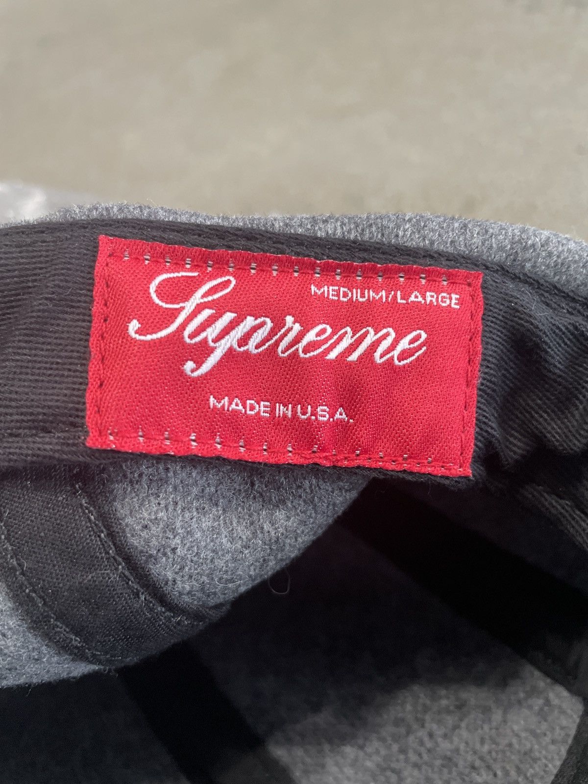 Supreme MINT: F/W 2014 Supreme Fitted Wool Camp Cap "HT Grey" Sz M/L Size ONE SIZE - 9 Thumbnail