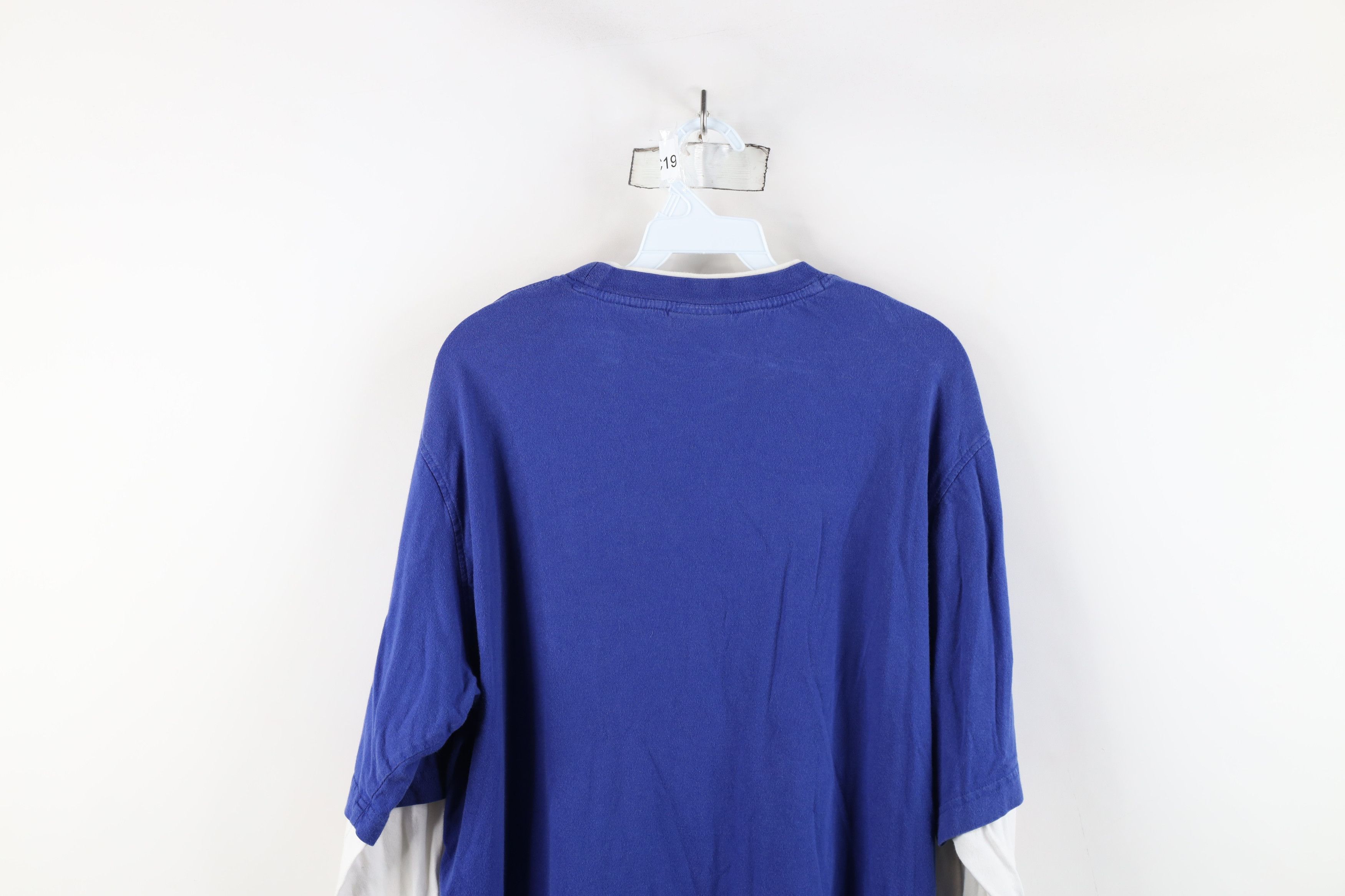 Reebok × Vintage Vintage Reebok Giants Football Layered Long Sleeve T-Shirt Size US M / EU 48-50 / 2 - 13 Thumbnail