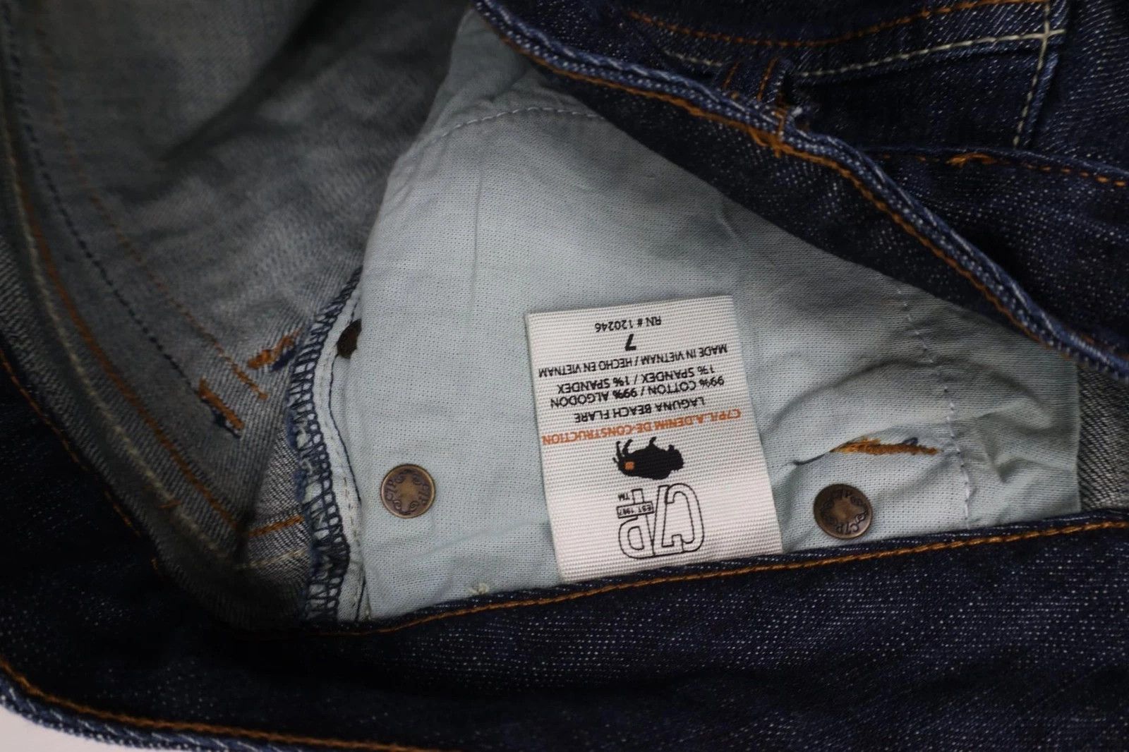 Vintage Vintage Y2K Streetwear Flared Wide Leg Denim Jeans Indigo Size 28" / US 6 / IT 42 - 8 Thumbnail