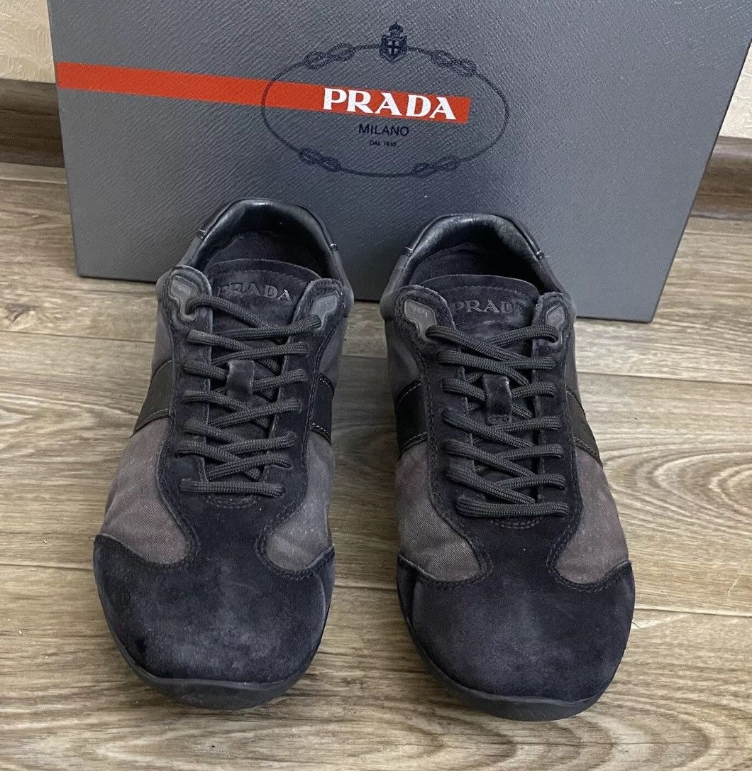 Prada Prada sneakers size 9,5 black/ gray Size US 9.5 / EU 42-43 - 5 Thumbnail