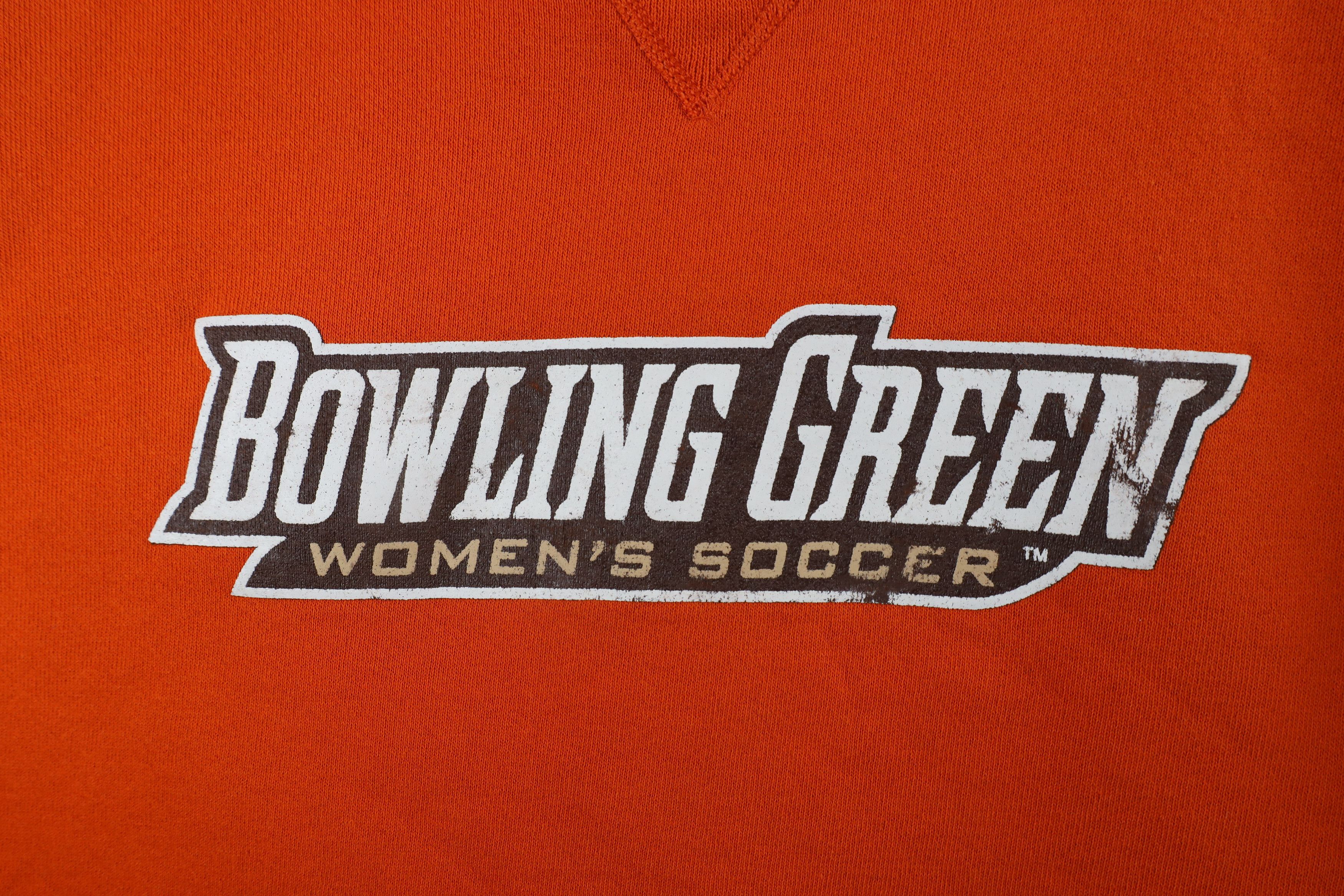 Vintage Vintage Green State University Soccer Sweatshirt Orange Size M / US 6-8 / IT 42-44 - 5 Thumbnail