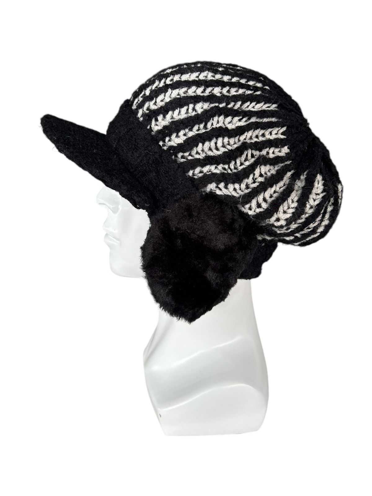 Japanese Brand × Kapital × Vintage Japanese Brand Punk Bondage Style knitted Big Hats Rare🎌☠️ Size ONE SIZE - 2 Thumbnail