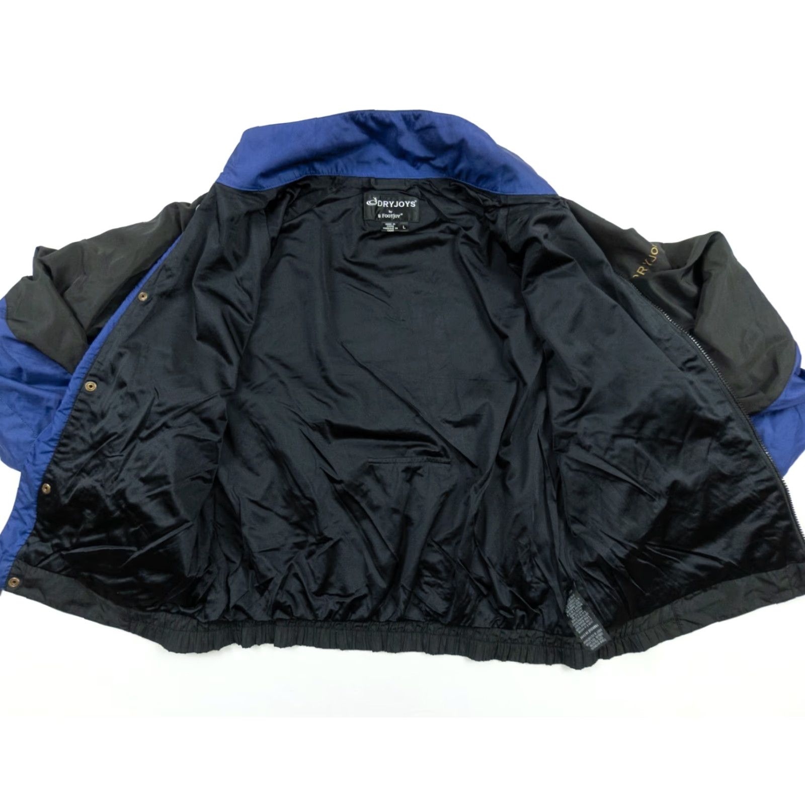 Footjoy FootJoy Dryjoys Windbreaker Jacket - Golf Windbreaker - Black - Adult Large - Mens - Full Zip - 100% Polyester - Regular Fit Size US L / EU 52-54 / 3 - 7 Thumbnail