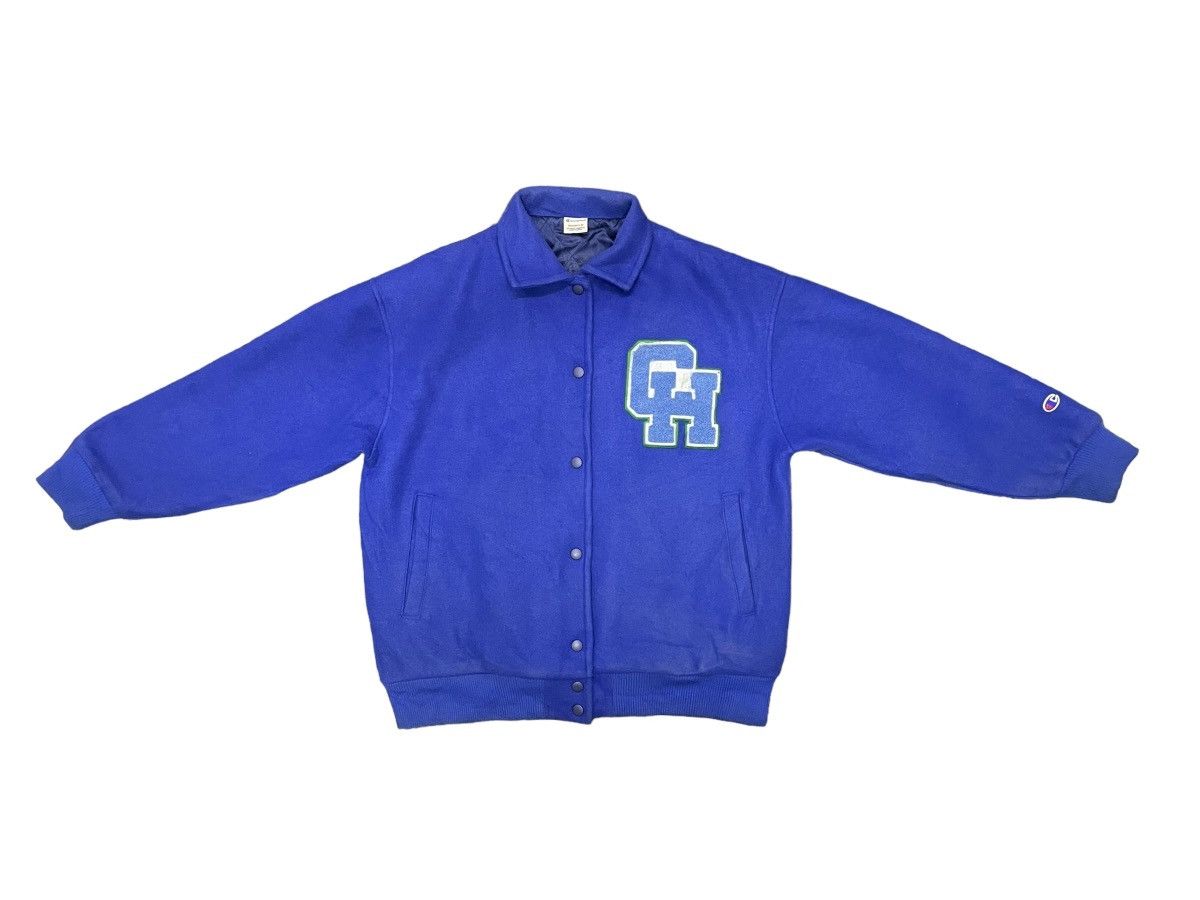 Champion Streetwear Varsity Jacket Champion Rochester New York varsity wool jacket Grailed