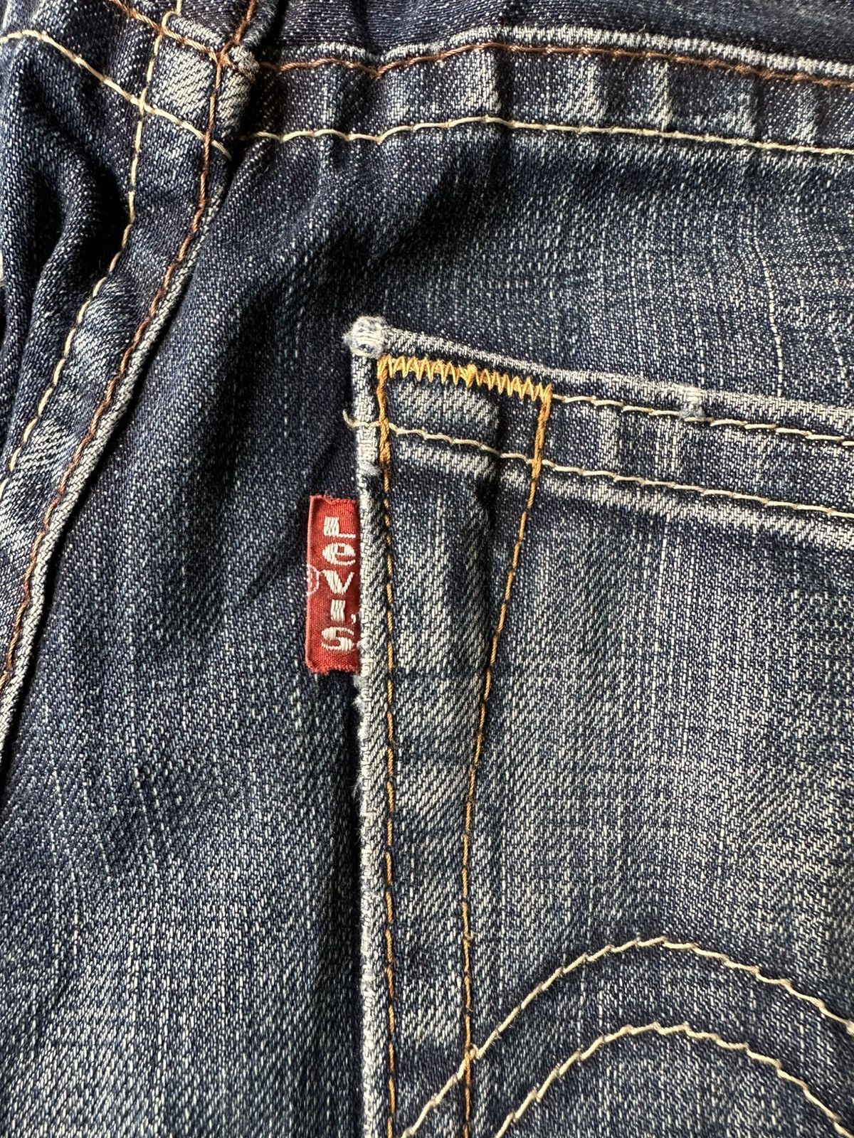 Levi's Vintage Clothing FLARE Levi’s 507 Distressed Denim Size US 31 - 17 Thumbnail