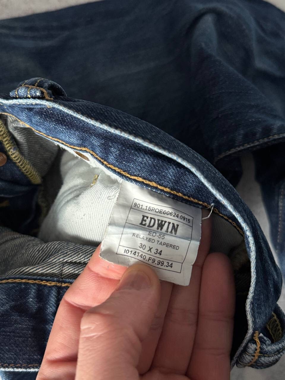Edwin × Japanese Brand × Vintage Vintage Edwin Tokyo Japan Denim Jeans Pants Y2K Rare Item Size US 34 / EU 50 - 6 Thumbnail