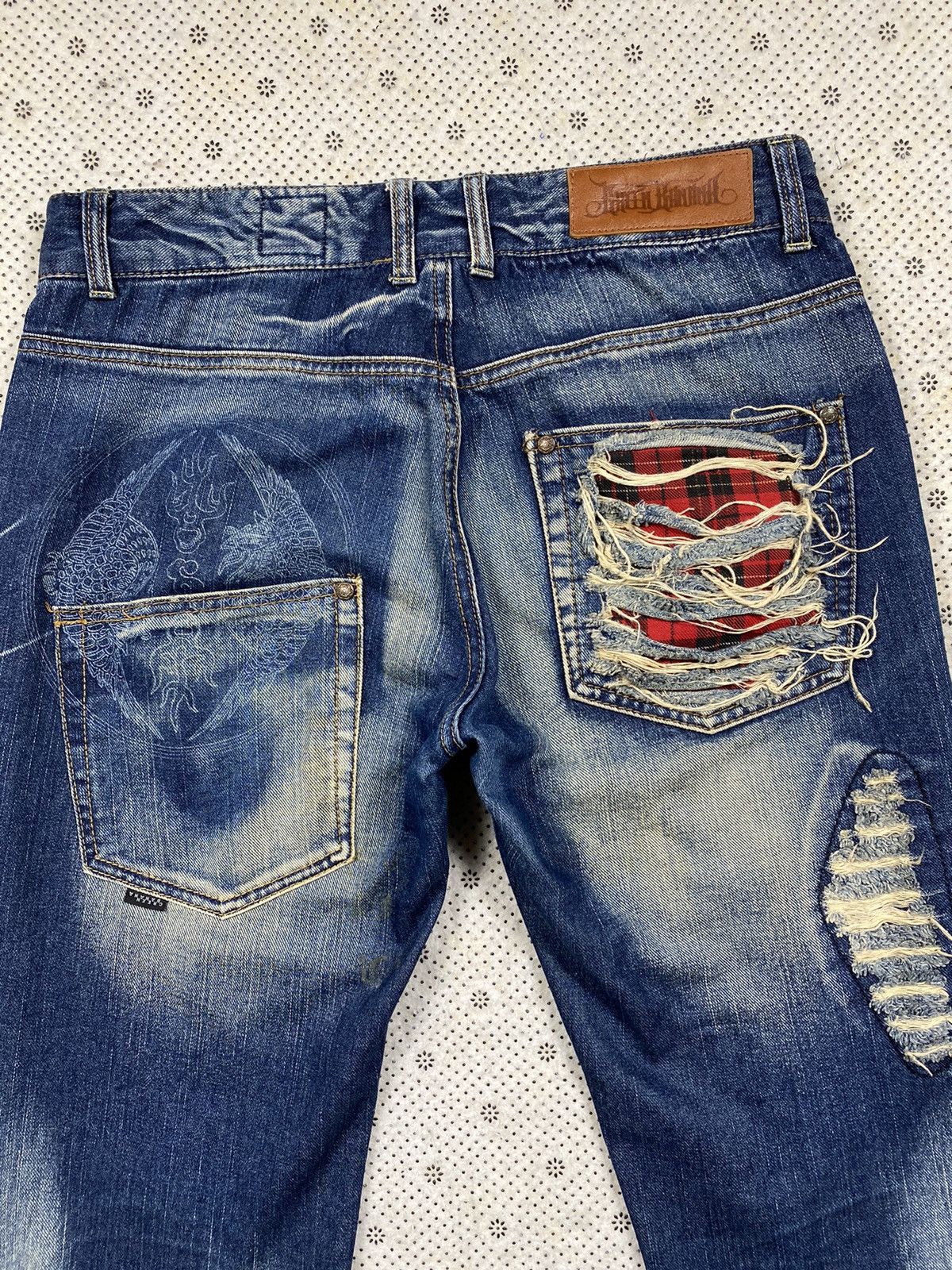 Hysteric Glamour × PPFM Extremely Rare Distressed Denim By Green Banana Size US 33 - 6 Thumbnail