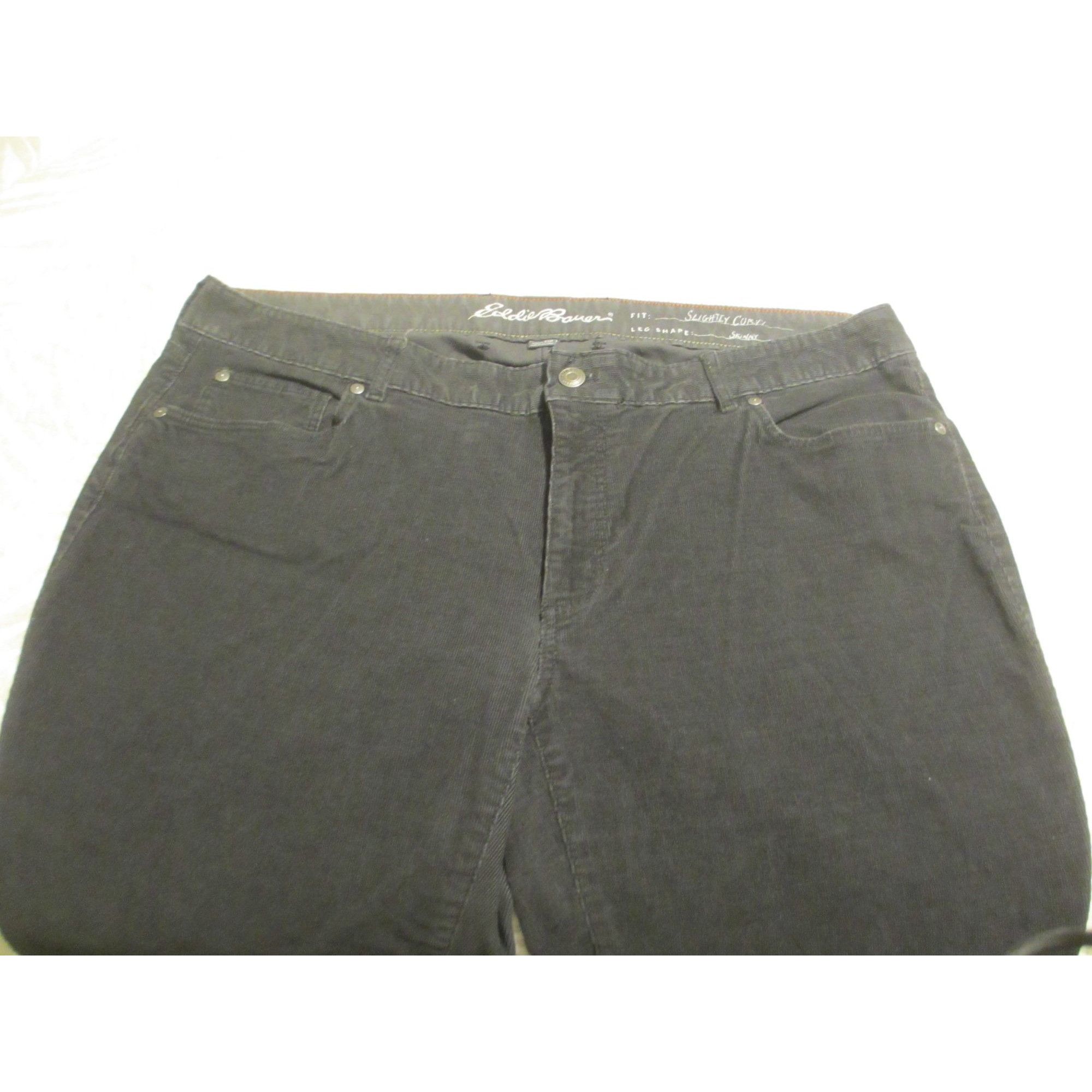 Eddie Bauer Eddie Bauer Womens T20 Slightly Curvy Skinny Fit Corduroy Pa Size 42" / US 20 - 2 Thumbnail