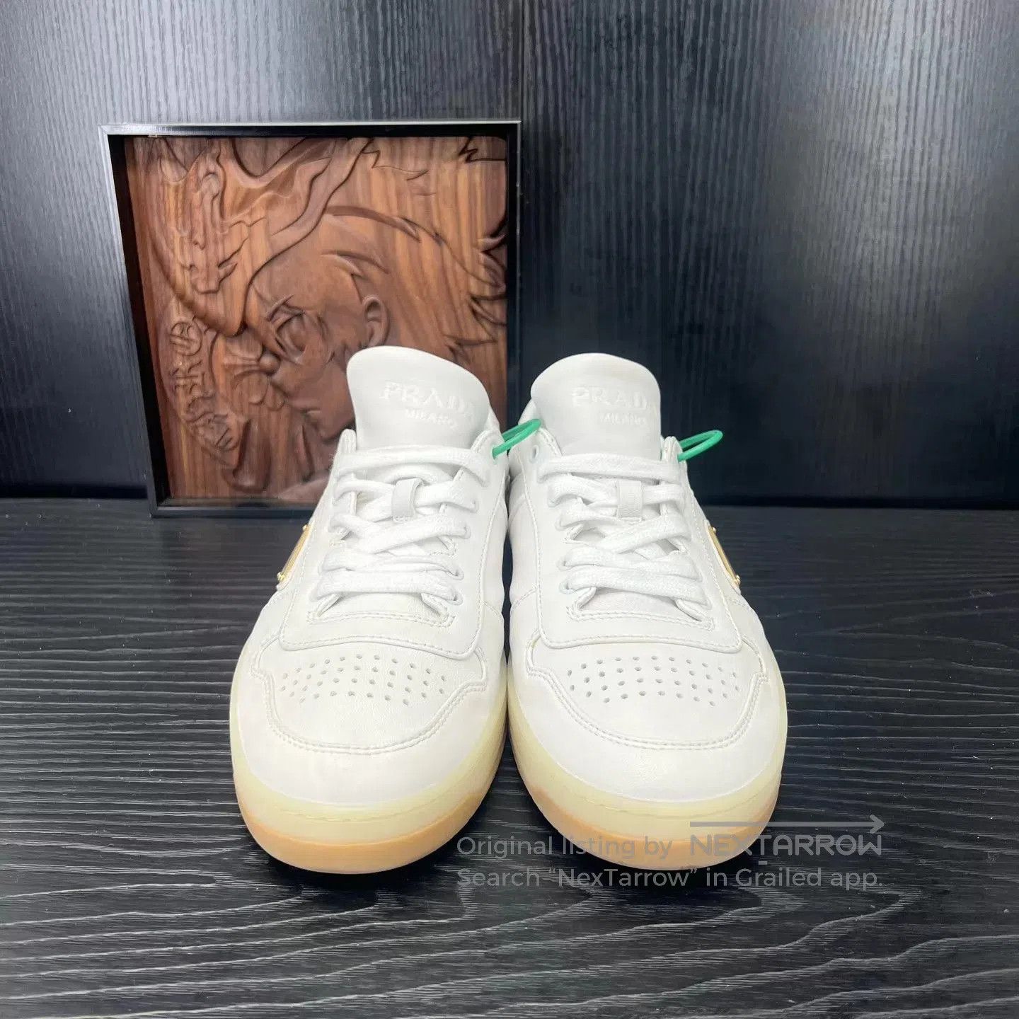 Prada Beige Low-Top Sneakers Size 9. Size US 9 / EU 42 - 8 Thumbnail