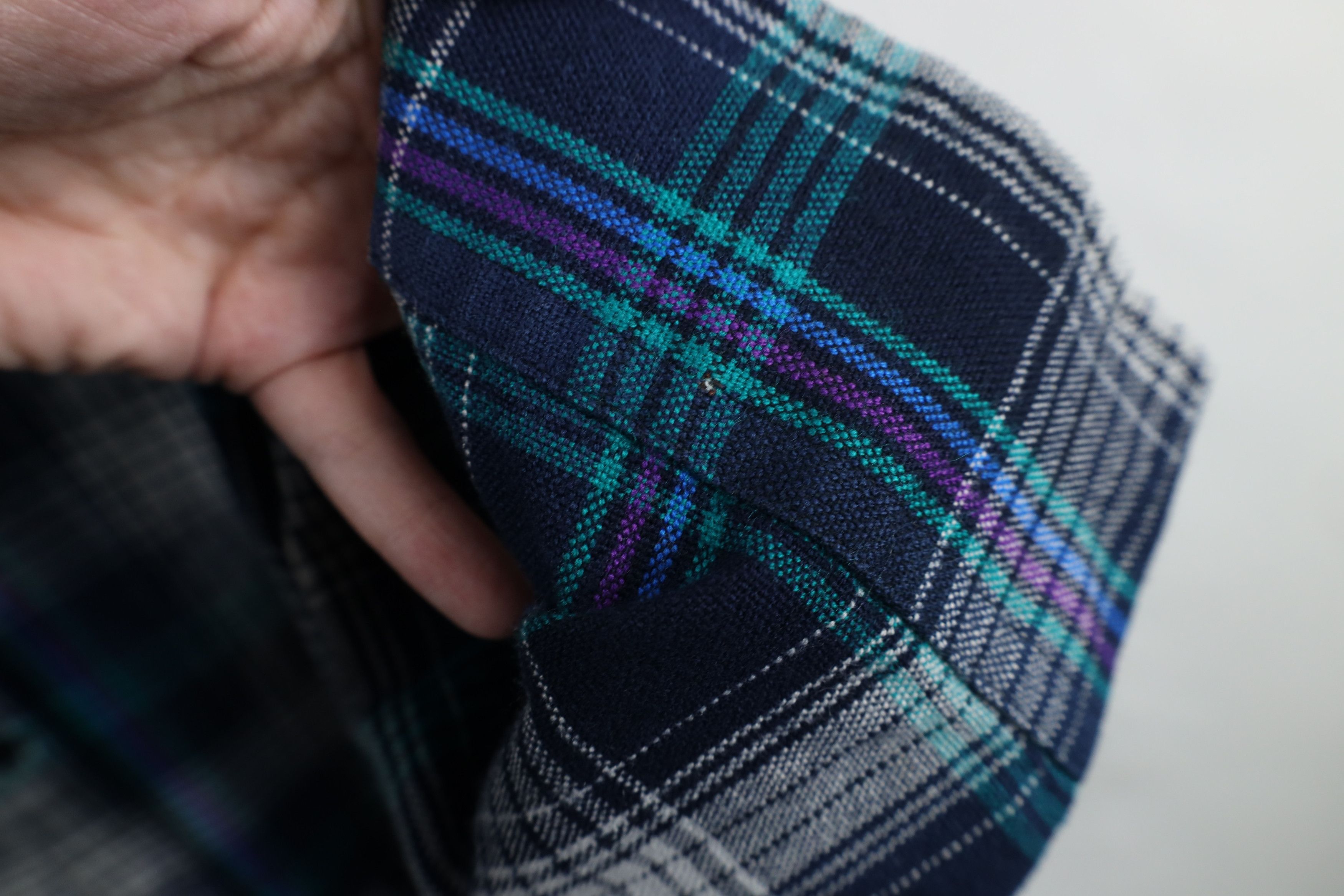 Vintage Vintage 80s 90s Streetwear Double Pocket Button Shirt Plaid Size US XL / EU 56 / 4 - 11 Thumbnail