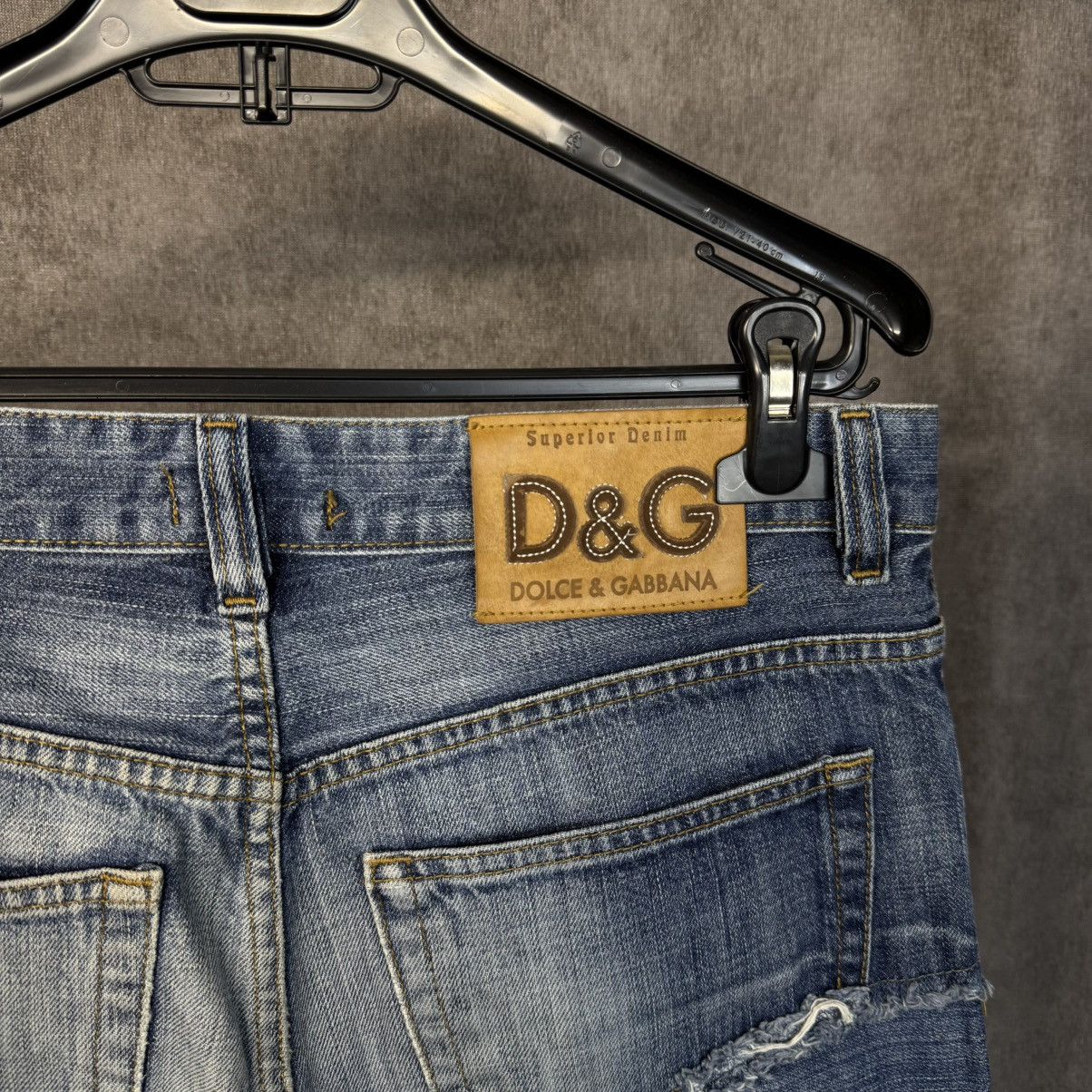 Dolce & Gabbana Vintage Dolce Gabbana patchwork jeans DG denim pants Size US 33 - 8 Thumbnail