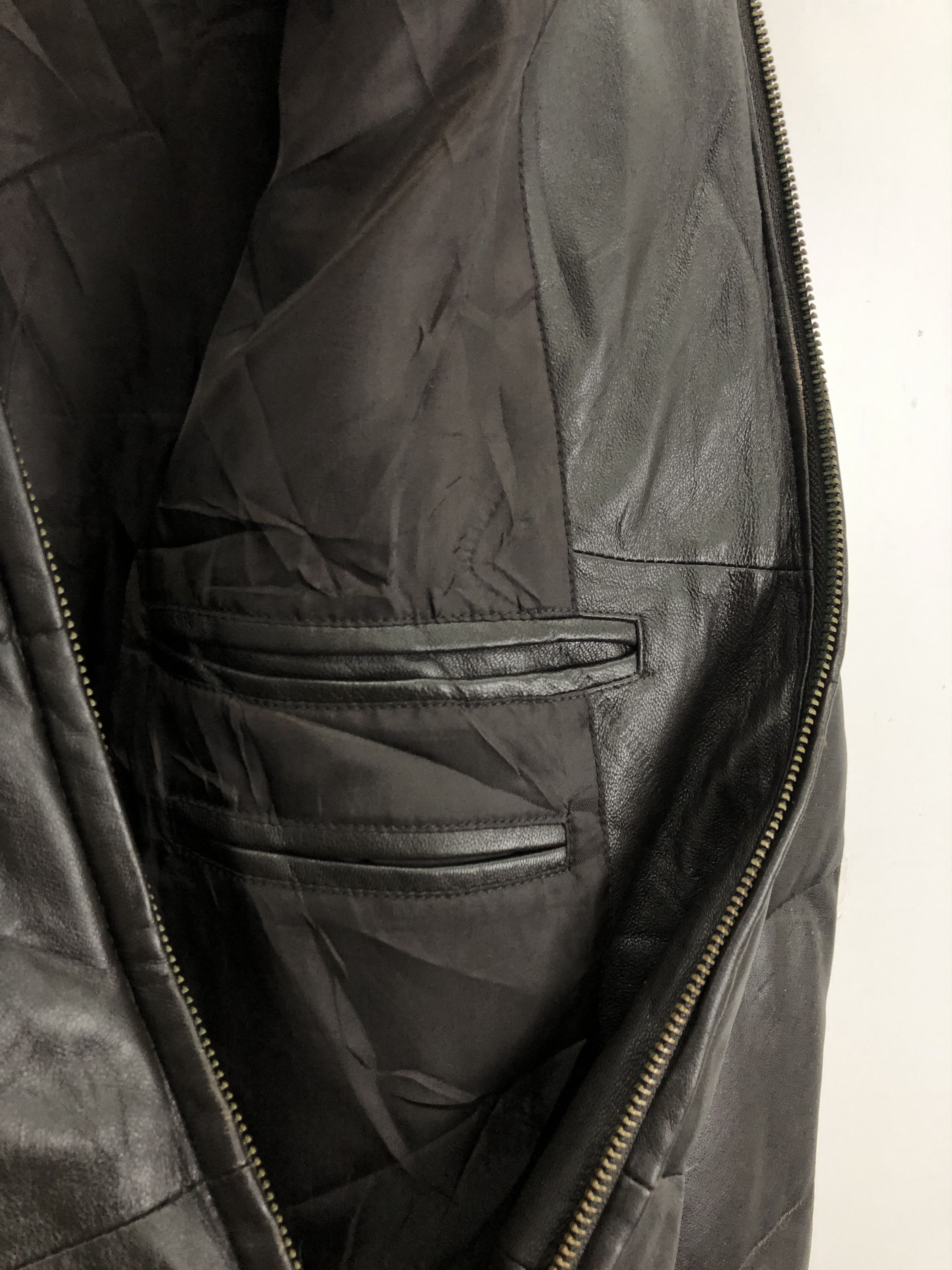 Japanese Brand Vintage Japanese Brand Puffer Leather Jacket J0683 Size US M / EU 48-50 / 2 - 9 Thumbnail