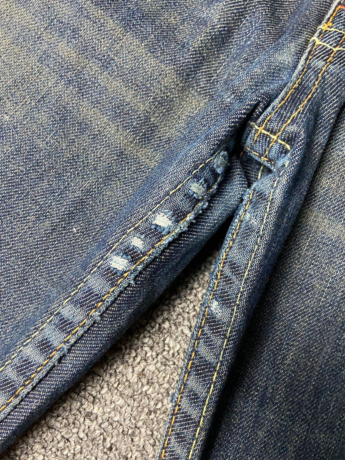 Japanese Brand Elsy by Stylebasic Bobson Bootcut Jeans (164) Size 33" - 7 Thumbnail