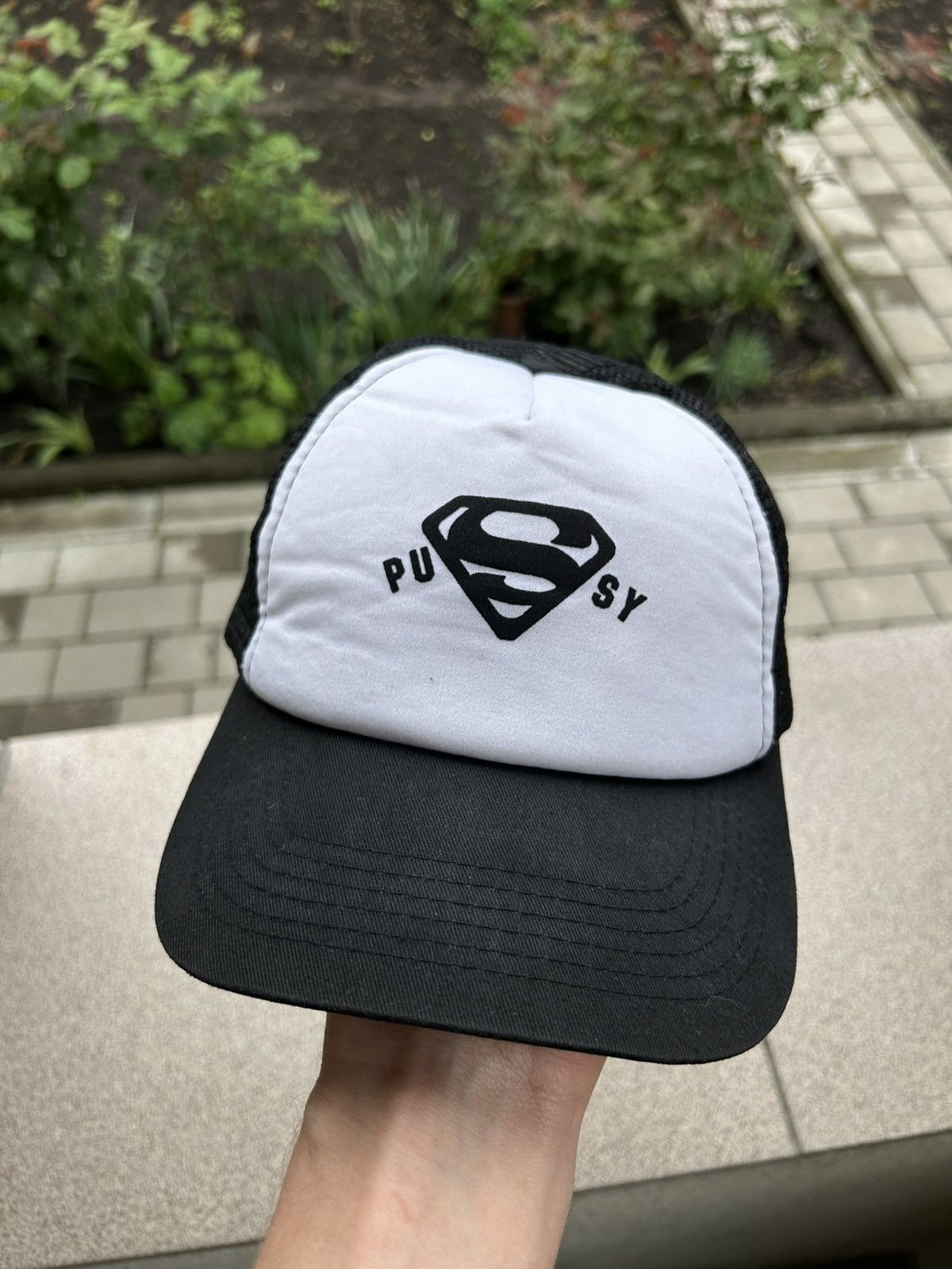 Vintage y2k puSsy superman cap humor Size ONE SIZE - 1 Thumbnail