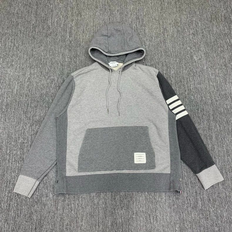 Other Thom Browne Gray four stripe hoodie Size US XXL / EU 58 / 5 - 1 Thumbnail