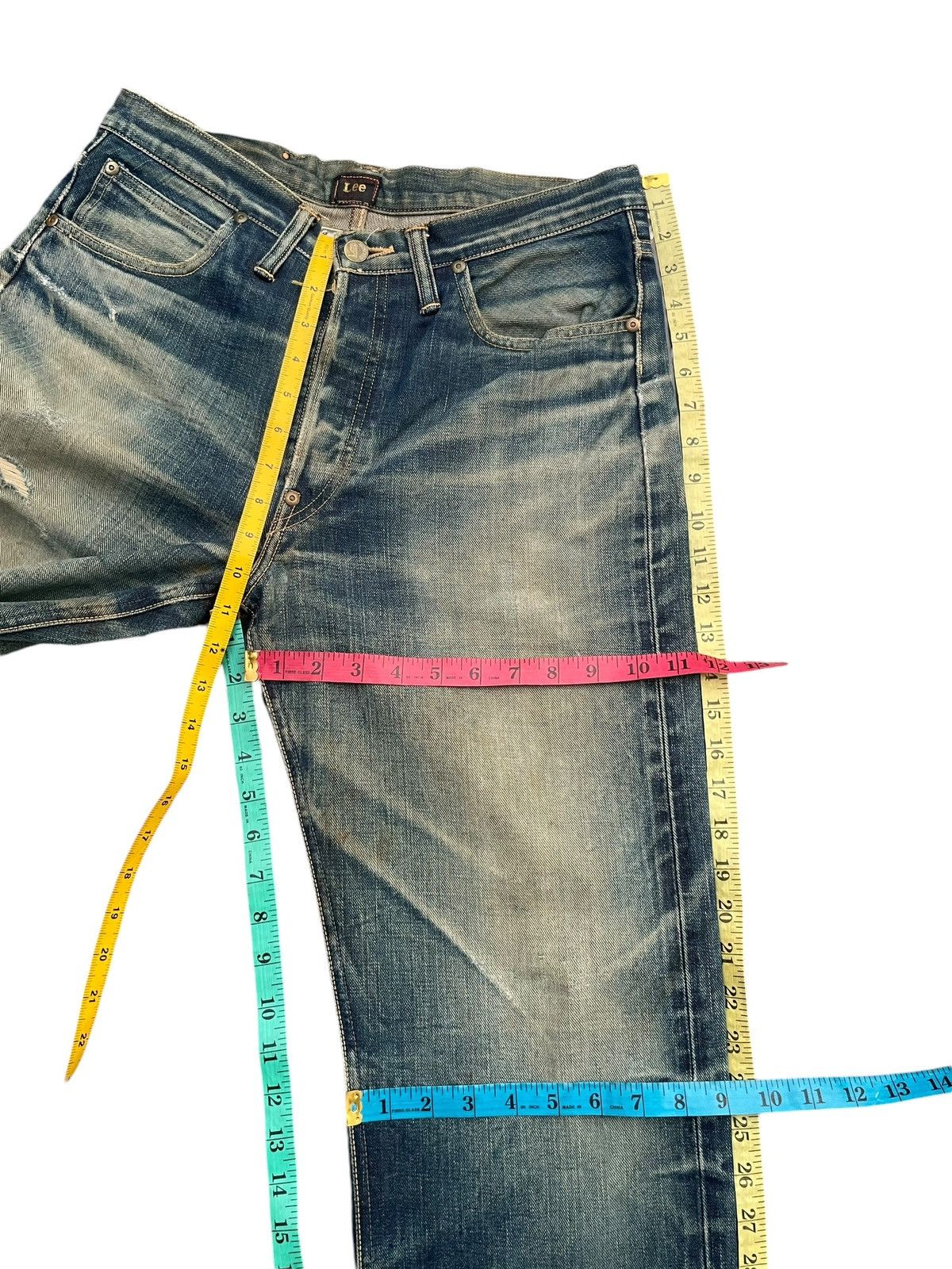 Lee × Vintage Vintage Lee Selvedge Denim Size US 32 / EU 48 - 17 Thumbnail