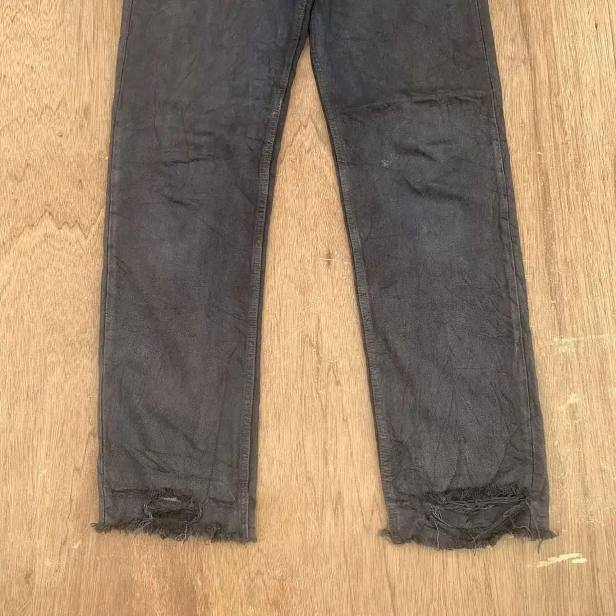 Levi's 🔥 1980’s VINTAGE LEVI’S JEANS SUPER BLACK LEVIS DENIM PANTS Size US 28 / EU 44 - 3 Thumbnail