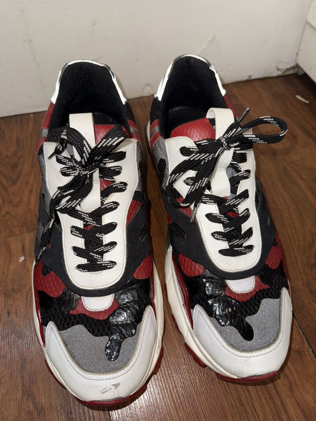 Valentino Valentino Camouflage Bounce Sneakers Size US 12 / EU 45 - 1 Thumbnail
