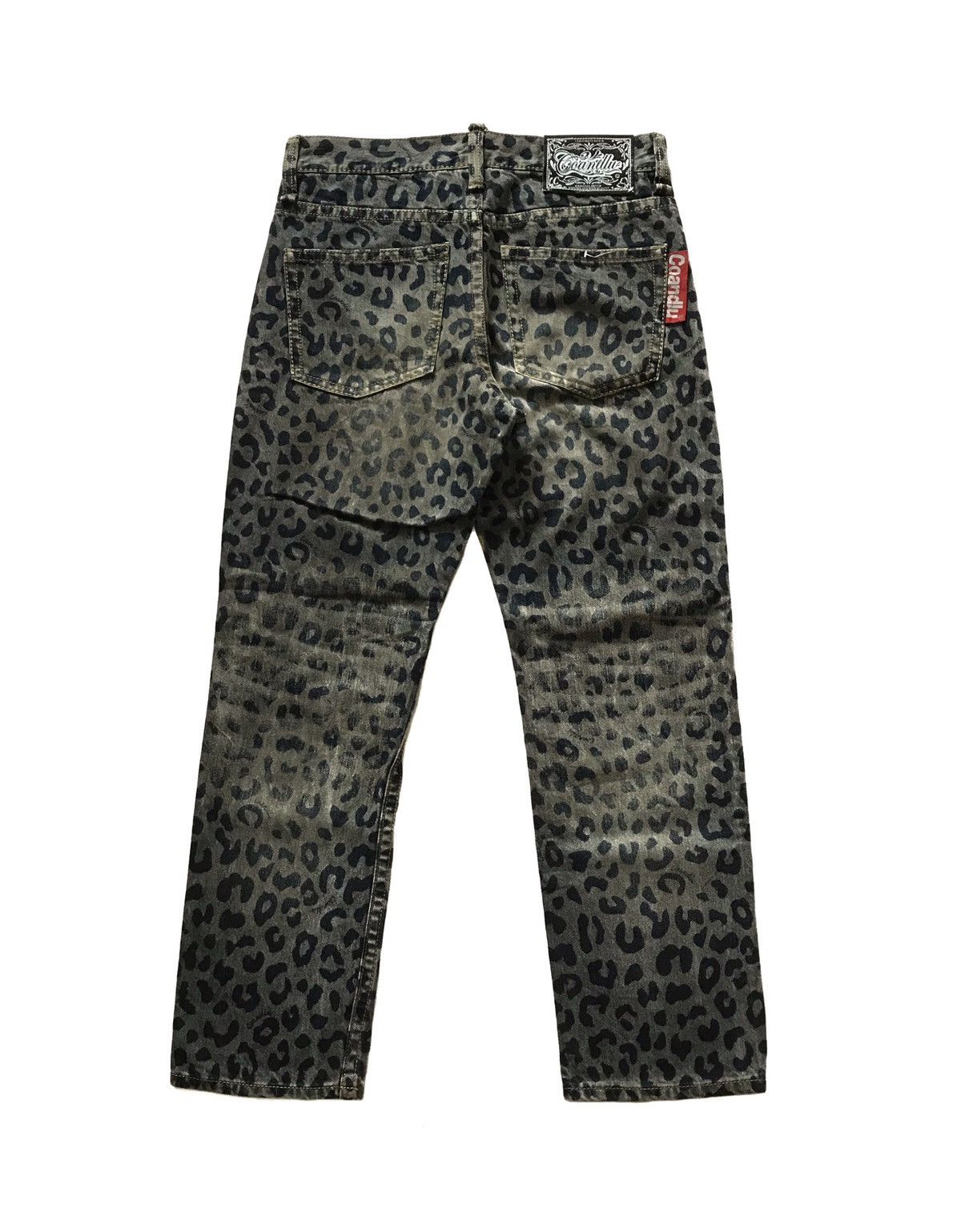 20471120 × Beauty Beast × Hysteric Glamour JAPANESE BRAND LEOPARD FULLPRINT JEANS Size US 30 / EU 46 - 2 Thumbnail