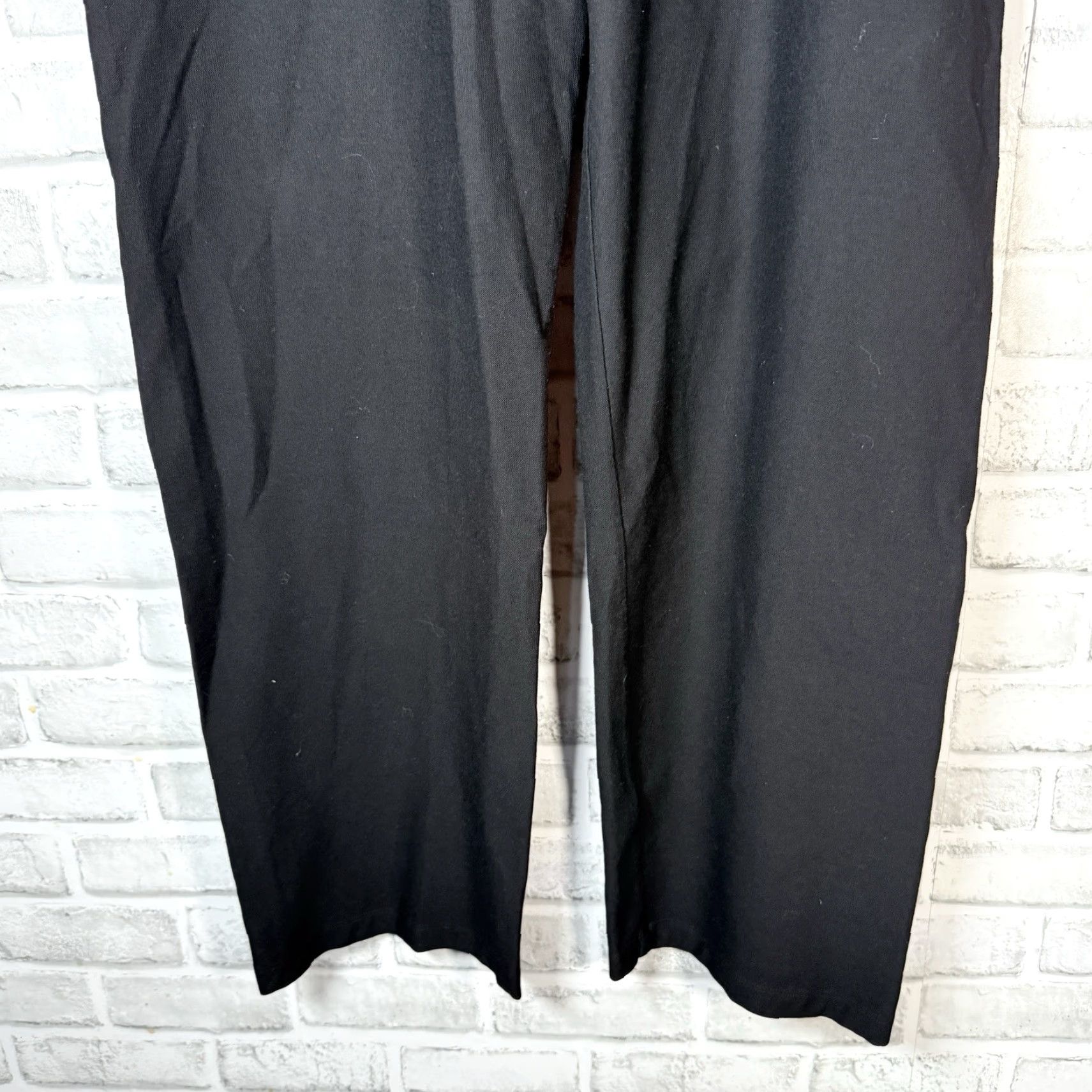 Eileen Fisher VINTAGE? Eileen Fisher Black Polyester Casual Stretchy Pants Womens M USA Size 32" / US 10 / IT 46 - 3 Thumbnail