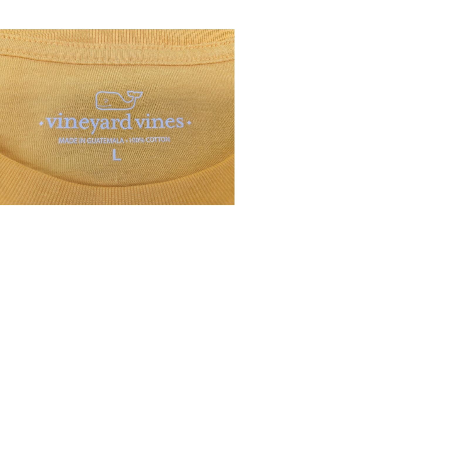 Vineyard Vines Vineyard Vines Mens T-Shirt Yellow Pocket Graphic Football Tailgating Grilling L SS Size US L / EU 52-54 / 3 - 9 Thumbnail