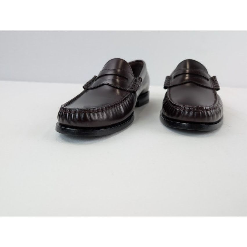 Celine o1rshd1 Luco Polished Calfskin Loafer Boots in Burgundy 40 Size US 7 / EU 40 - 7 Thumbnail