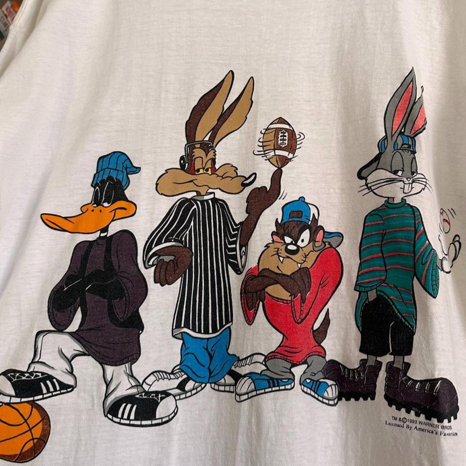 Cartoon Network × Vintage Vintage 1991 Looney Tunes Cartoon Shirt Size US L / EU 52-54 / 3 - 5 Thumbnail