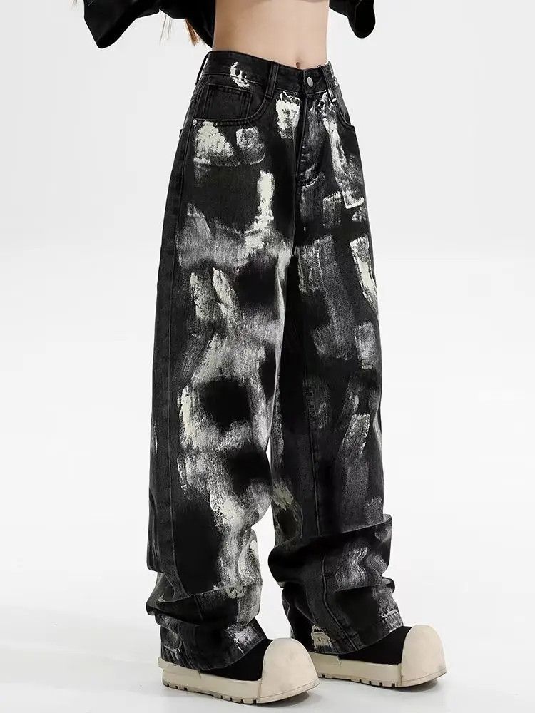 Designer × Japanese Brand Vintage Loose Streetwear Hip Hop Casual Pants Size US 31 - 1 Thumbnail