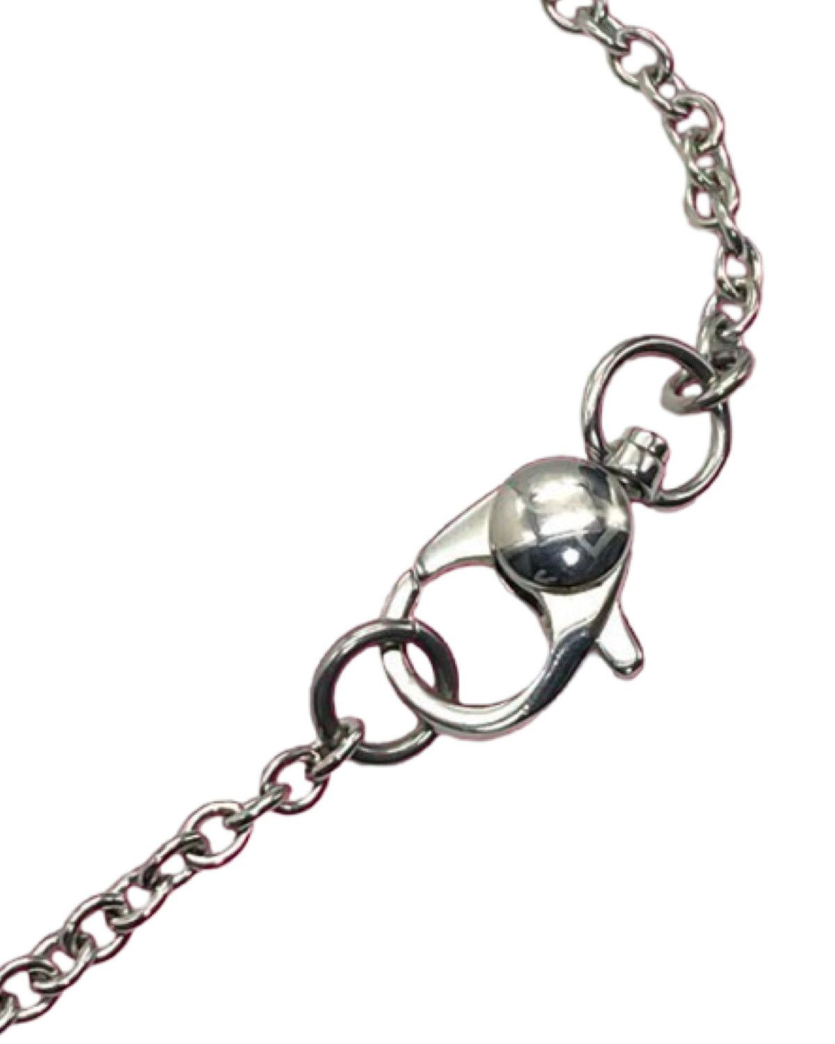 Dolce & Gabbana Silver Plated Heart Logo Necklace Size ONE SIZE - 3 Thumbnail