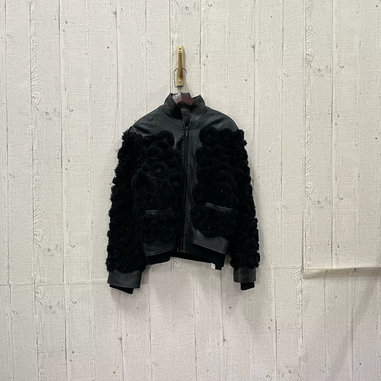 Chanel CHANEL Fur Leather Jacket Size XXS / US 00 / IT 34 - 1 Thumbnail