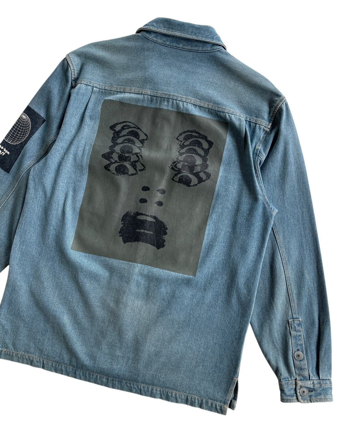 Japanese Brand Urban Outfitters Distressed Denim Shirt Size US L / EU 52-54 / 3 - 11 Thumbnail