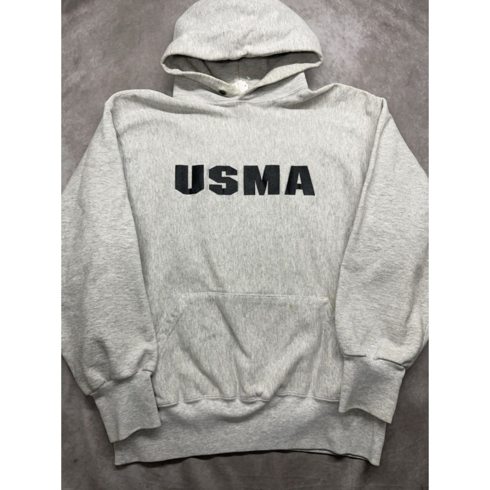 Other Vtg 80s USMA West Point Hoodie XL BISTEX Reverse Weave Gray Size US XL / EU 56 / 4 - 2 Thumbnail
