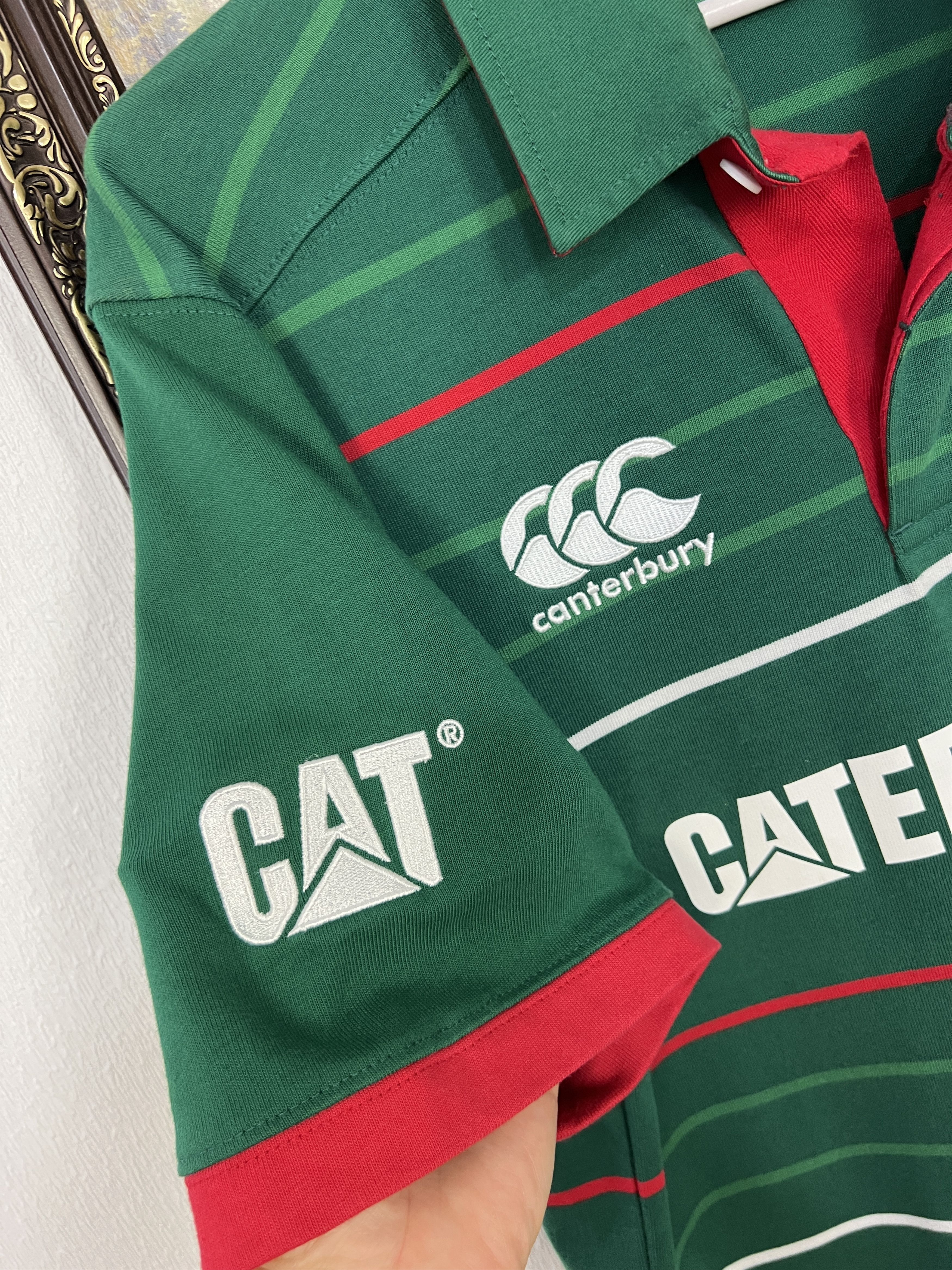 Canterbury of New Zealand Canterbury Leicester Tigers Rugby Union Jersey Mens Polo Size US L / EU 52-54 / 3 - 4 Thumbnail