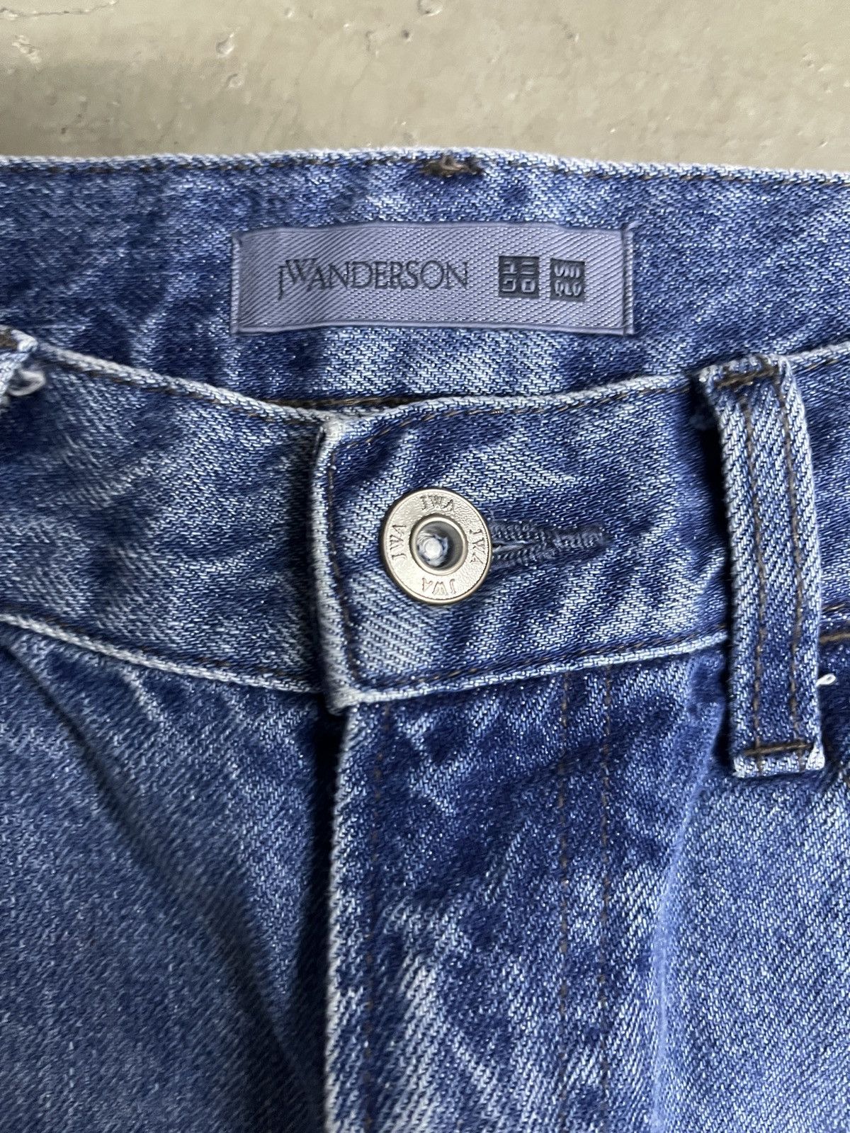 JW Anderson JW Anderson by Uniqlo Straight Loose Washed Denim Jeans Size US 29 - 9 Thumbnail