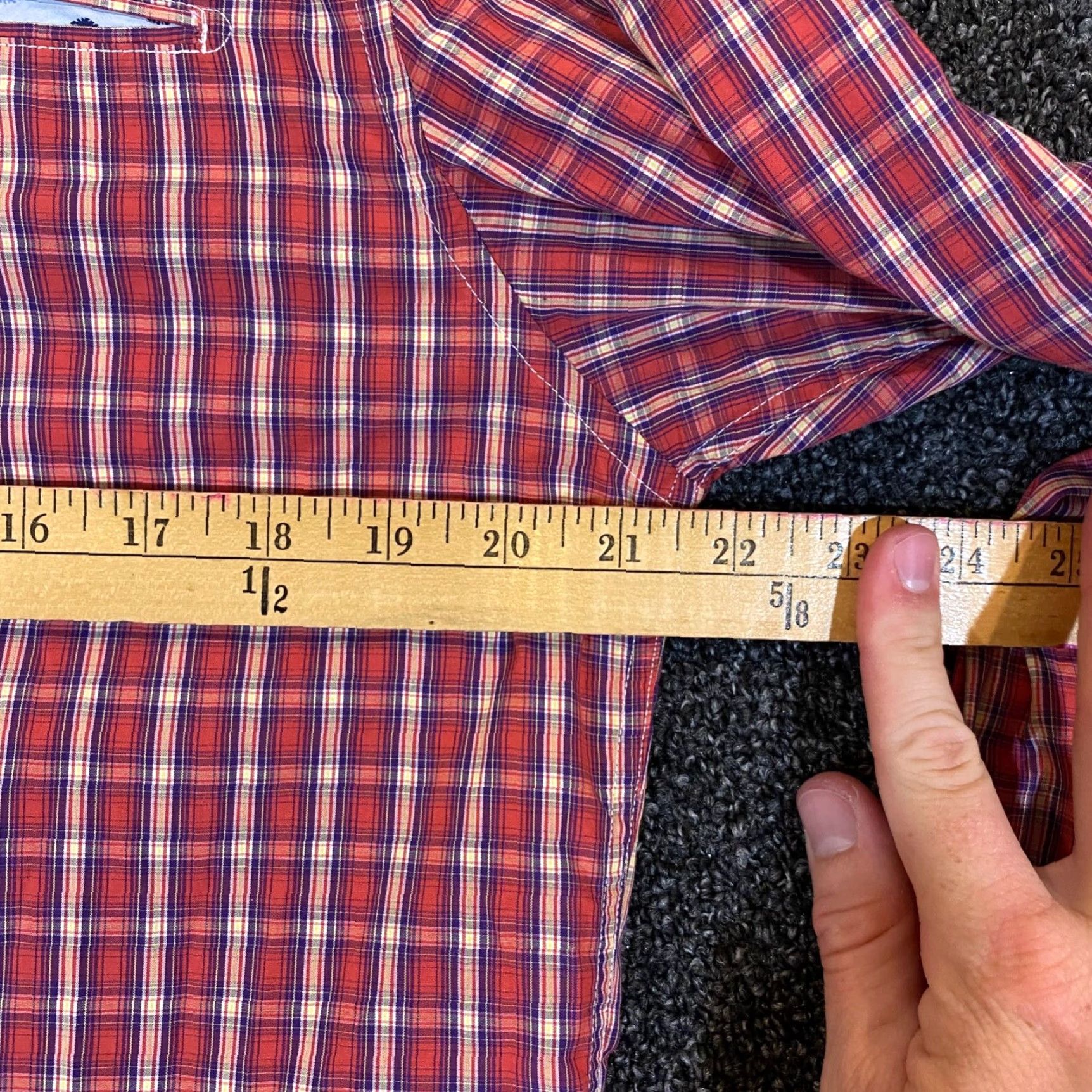 Scotch & Soda SCOTCH & SODA Tokyo Toujours Mens L Shirt Collared Checkered Pocketed Multicolor 100% Cotton Regular Size US L / EU 52-54 / 3 - 7 Thumbnail
