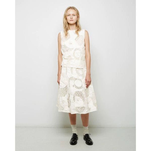 Comme des Garcons Comme Des Garcons Lace-quilted deconstructed vest vest top Size M / US 6-8 / IT 42-44 - 2 Thumbnail