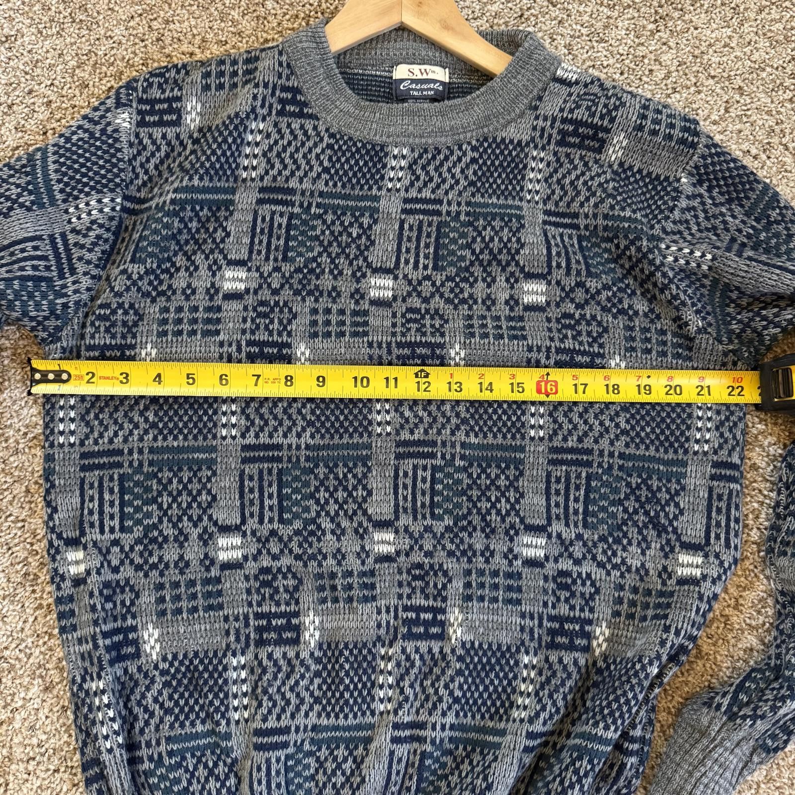 Other S.Wm. Casuals Tall Man Acrylic Sweater Size LT Size US L / EU 52-54 / 3 - 3 Thumbnail