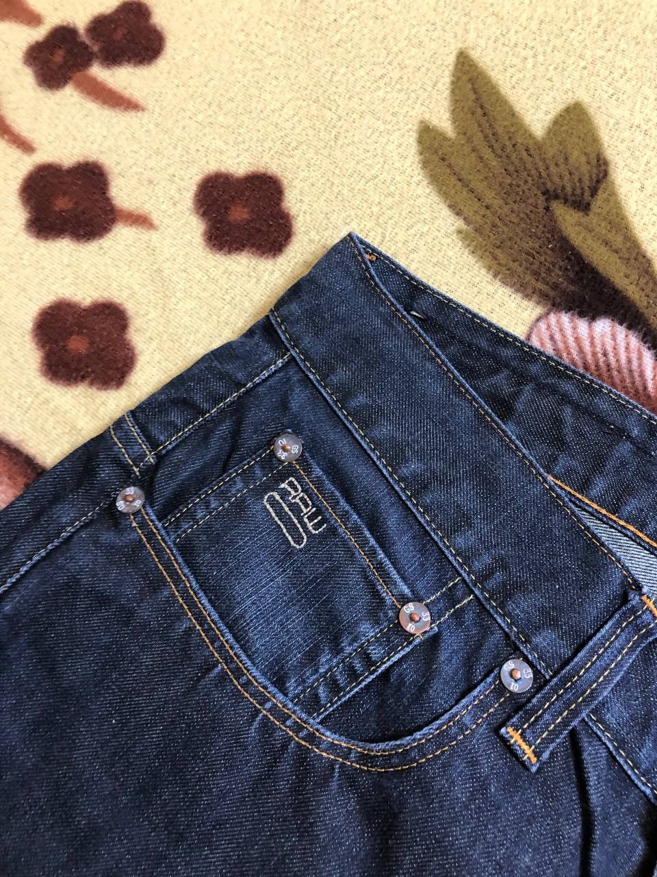 G-Star G Star Raw 3301 Slim Straight Jean Blue Button Fly Size US 30 / EU 46 - 14 Thumbnail