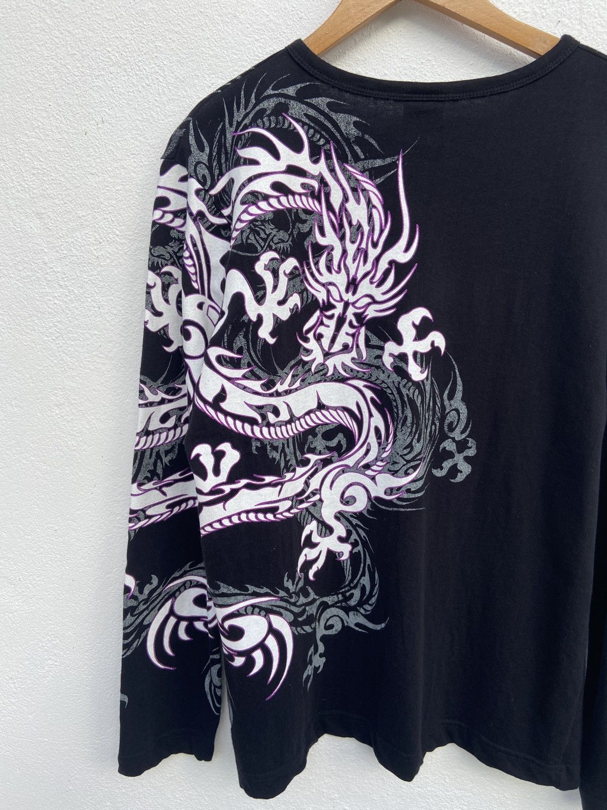 Japanese Brand 🔥 Vtg Sukajan t shirt Dragon if six was nine beauty beast Size US M / EU 48-50 / 2 - 4 Thumbnail